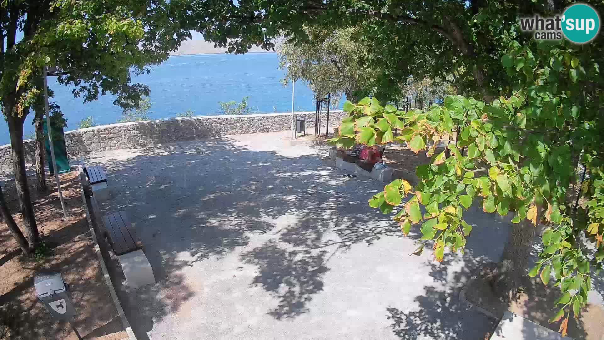 Senj Live Cam – Writers’ Park and the Velebit Channel