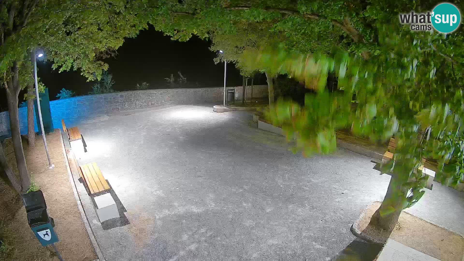 Senj Live Cam – Writers’ Park and the Velebit Channel