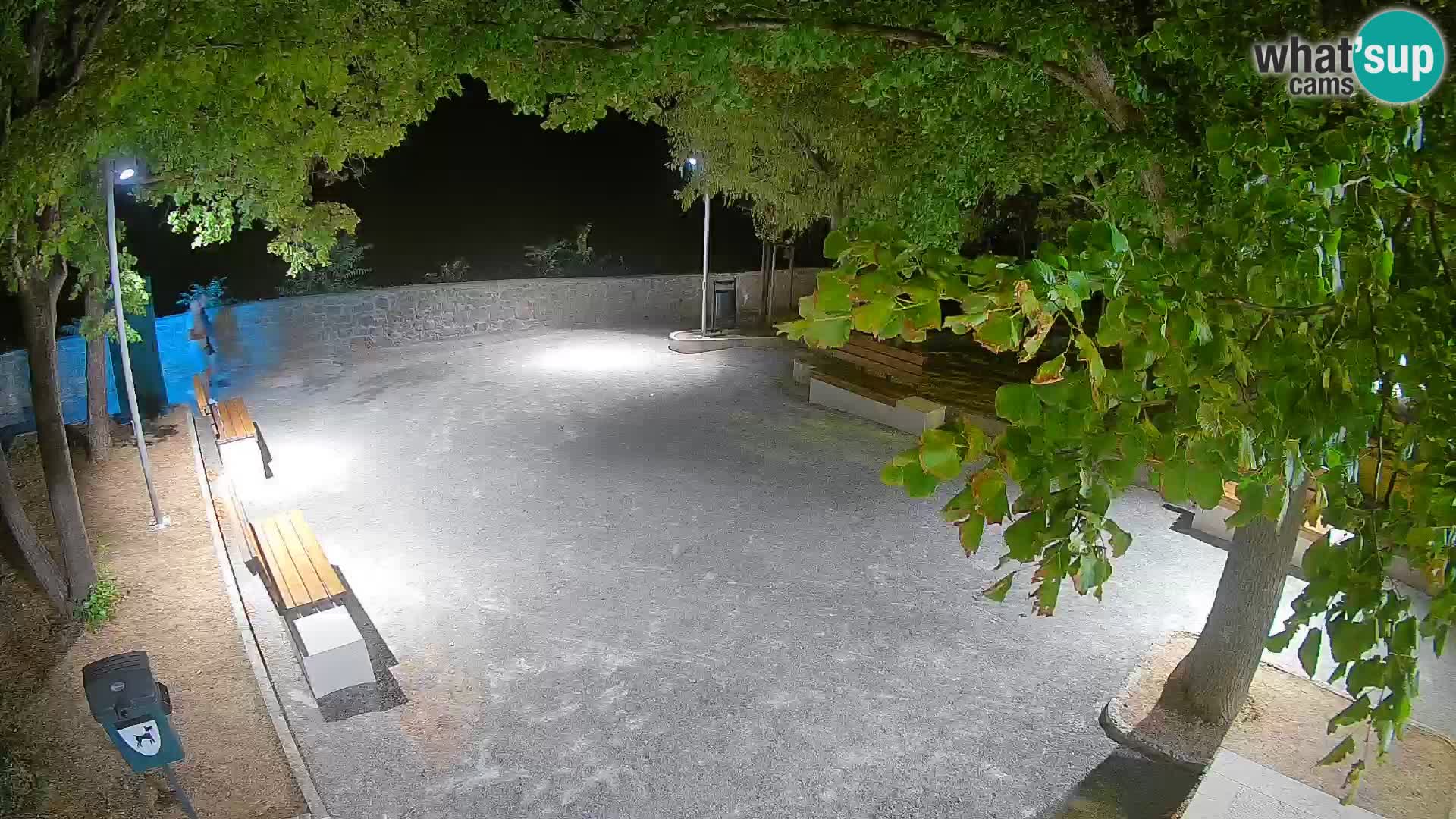 Senj Live Cam – Writers’ Park and the Velebit Channel
