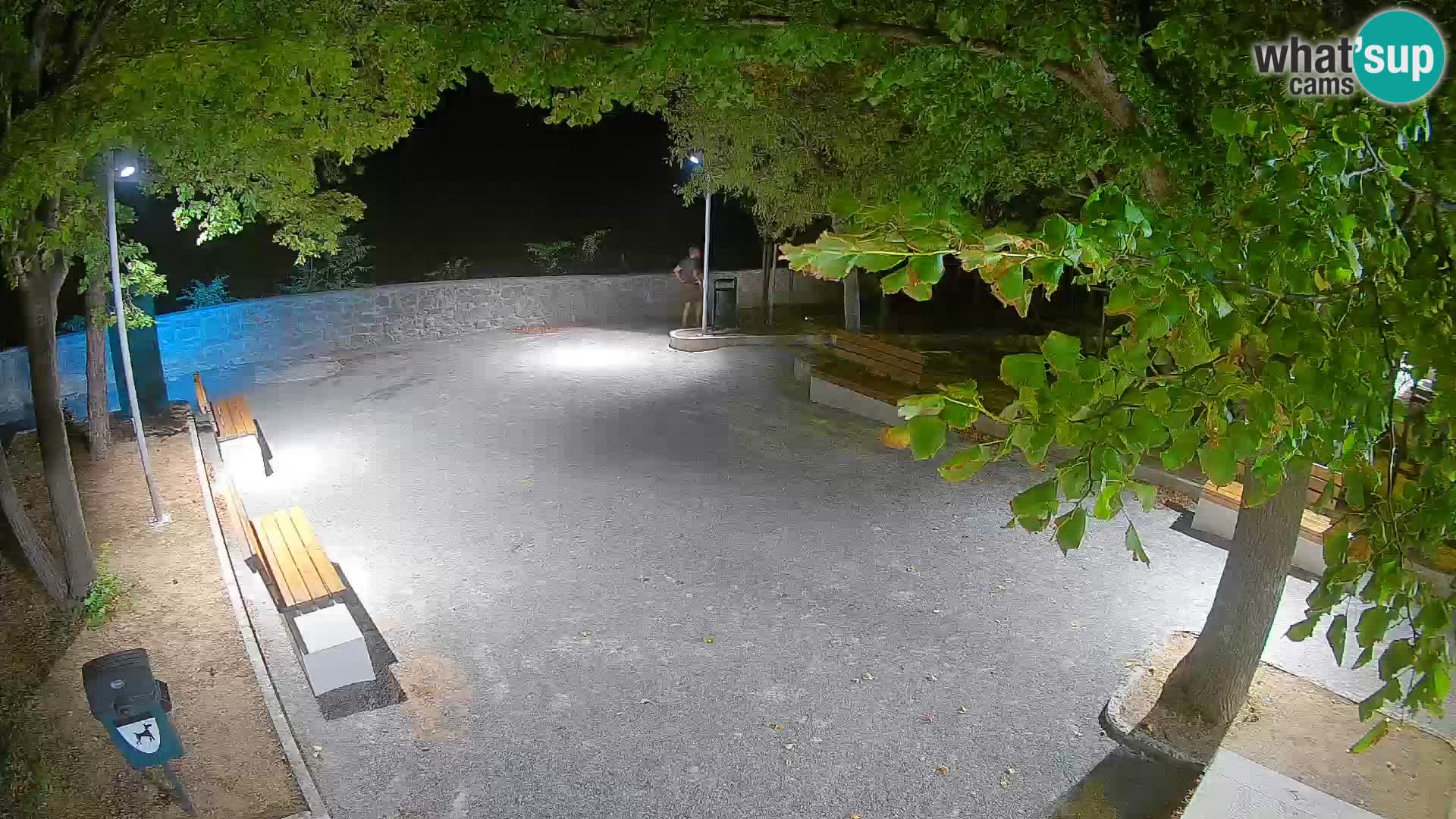 Senj Live Webcam – Schriftstellerpark und Velebit-Kanal