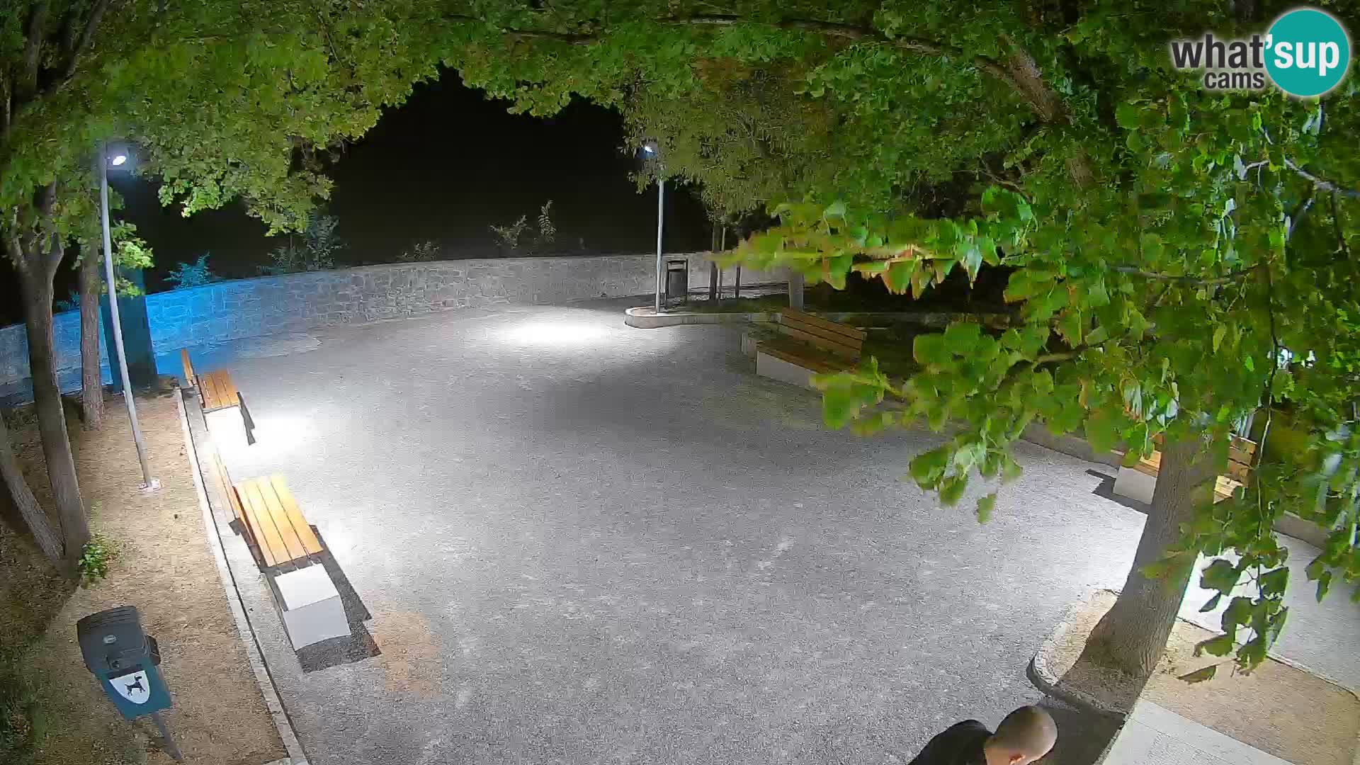 Senj Live Cam – Writers’ Park and the Velebit Channel