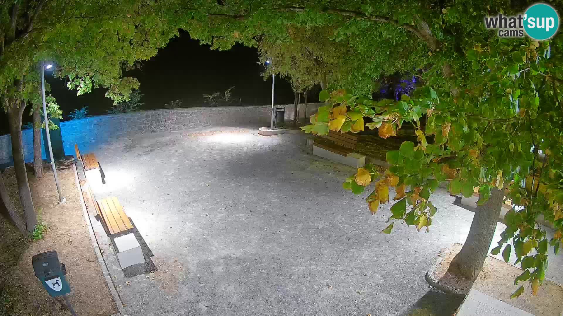 Senj Live Cam – Writers’ Park and the Velebit Channel