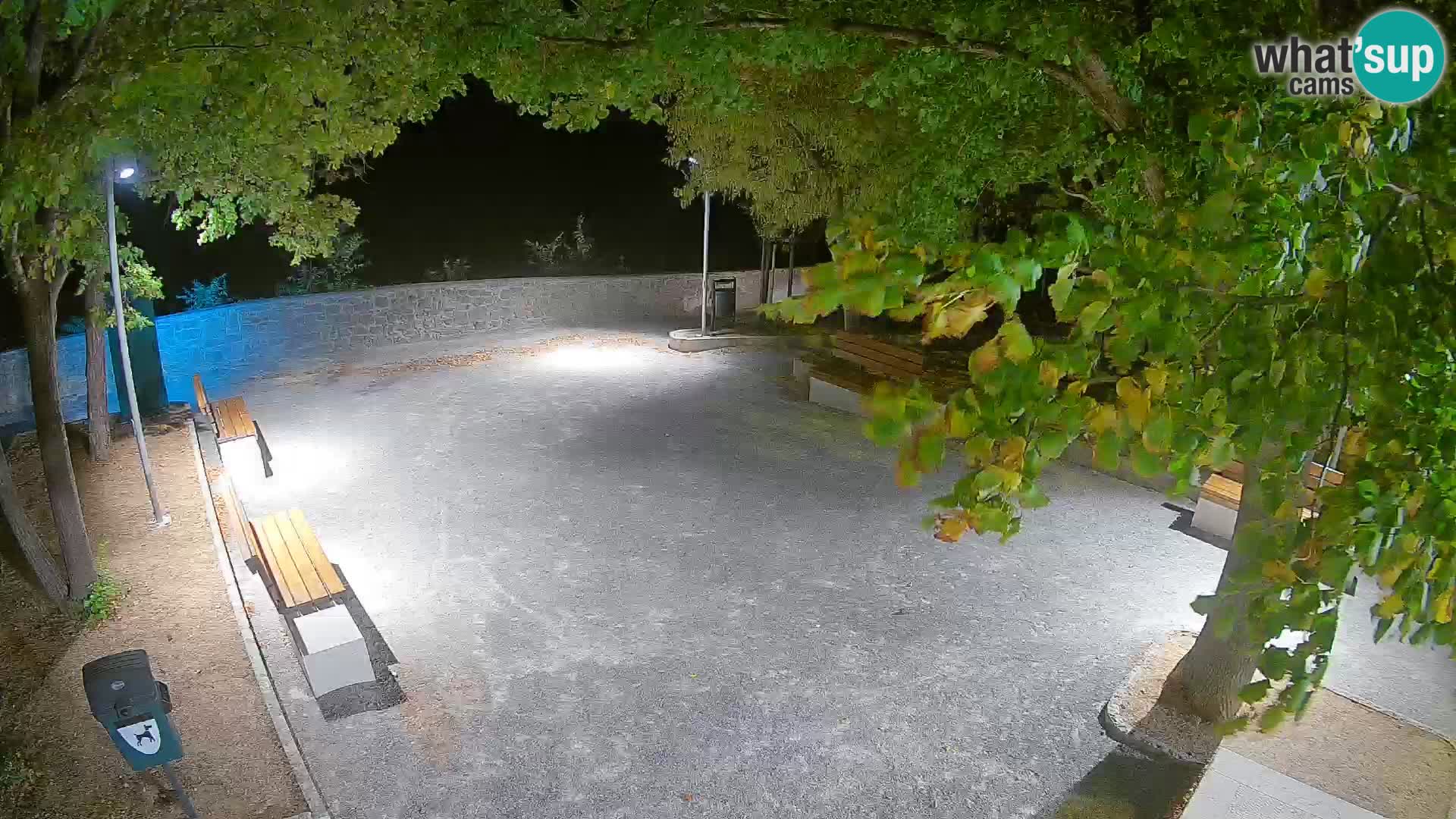 Senj Live Cam – Writers’ Park and the Velebit Channel
