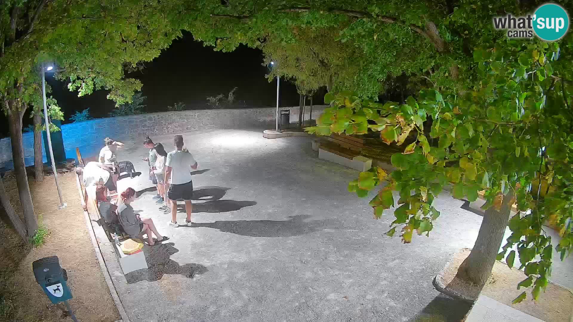 Senj Live Webcam – Schriftstellerpark und Velebit-Kanal