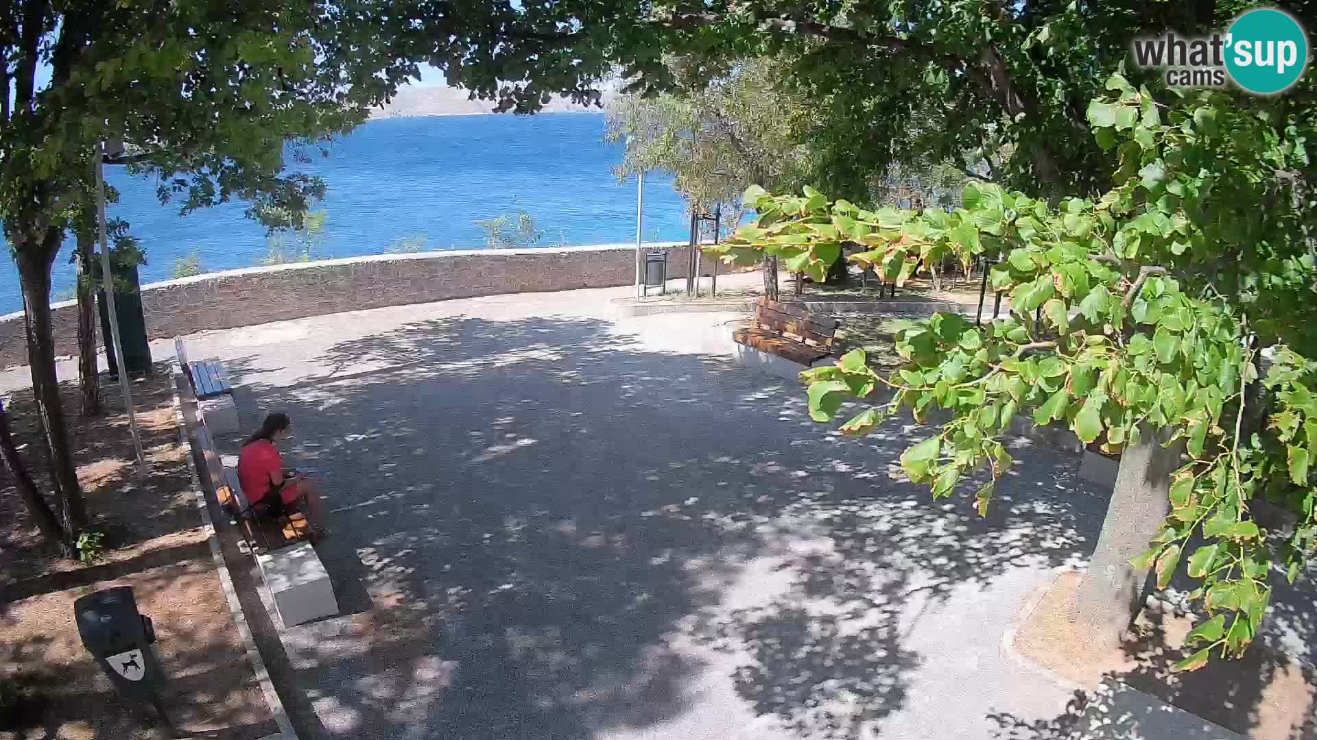 Kamera uživo Senj – Park književnika i Velebitski kanal