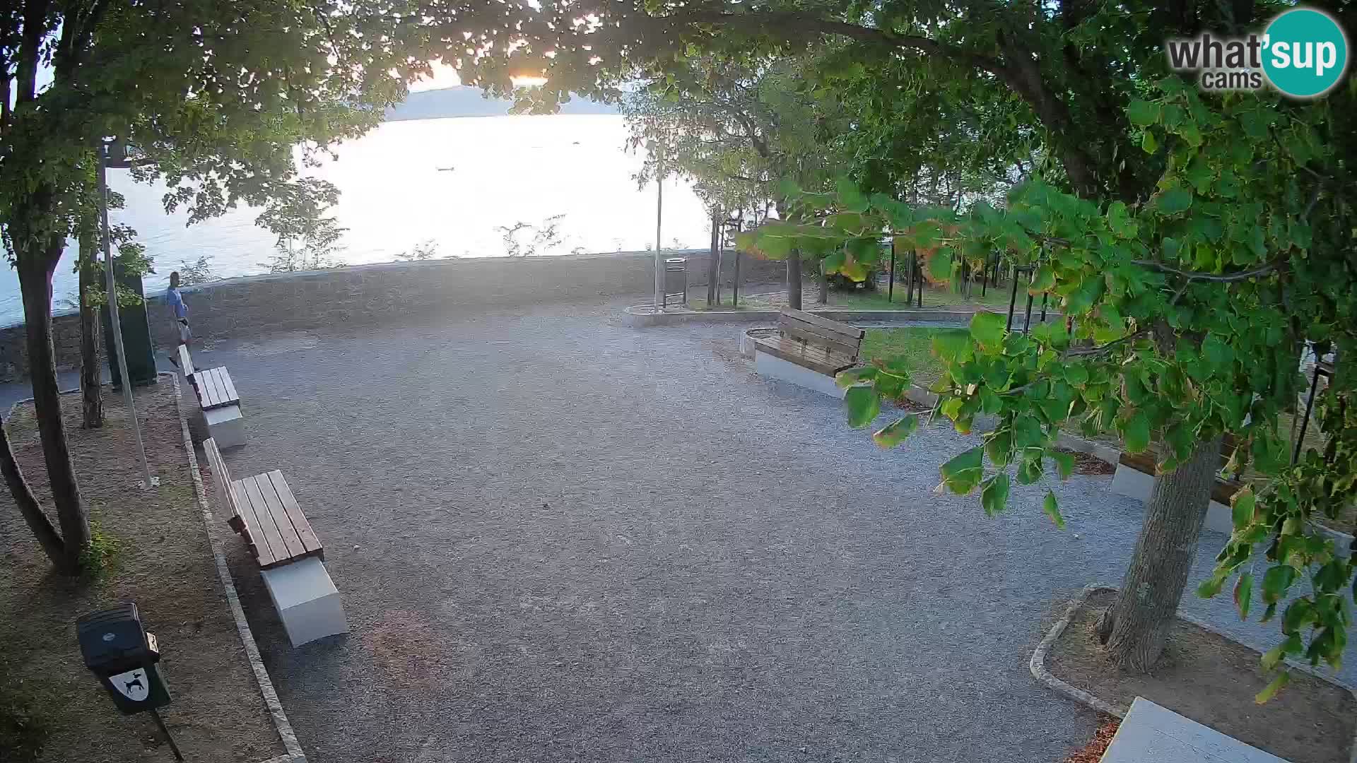 Kamera uživo Senj – Park književnika i Velebitski kanal