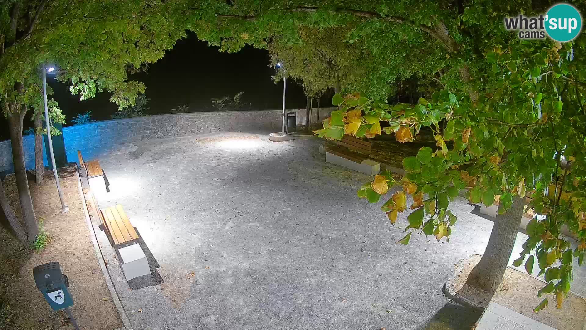 Senj Live Webcam – Schriftstellerpark und Velebit-Kanal