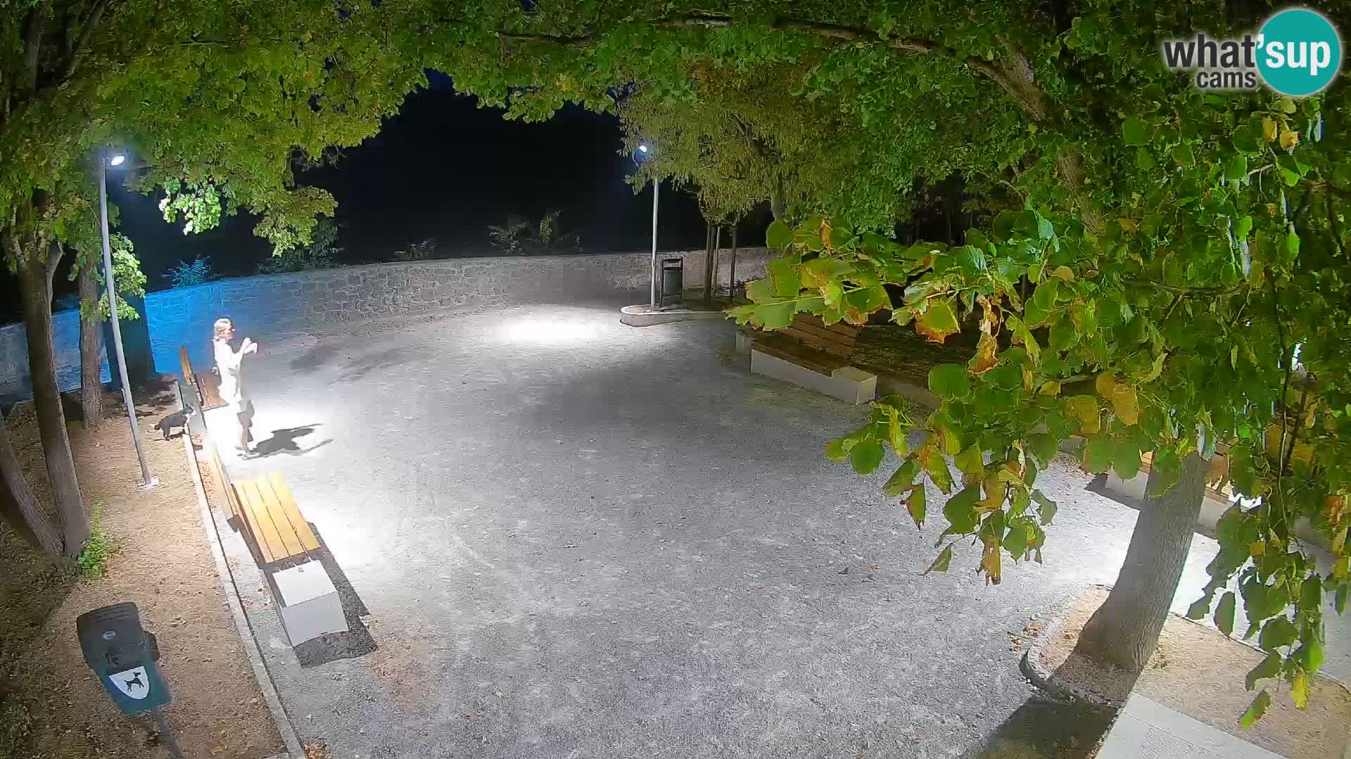 Senj Live Cam – Writers’ Park and the Velebit Channel