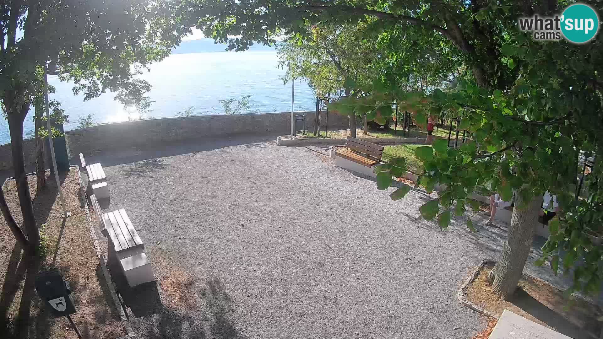 Kamera uživo Senj – Park književnika i Velebitski kanal