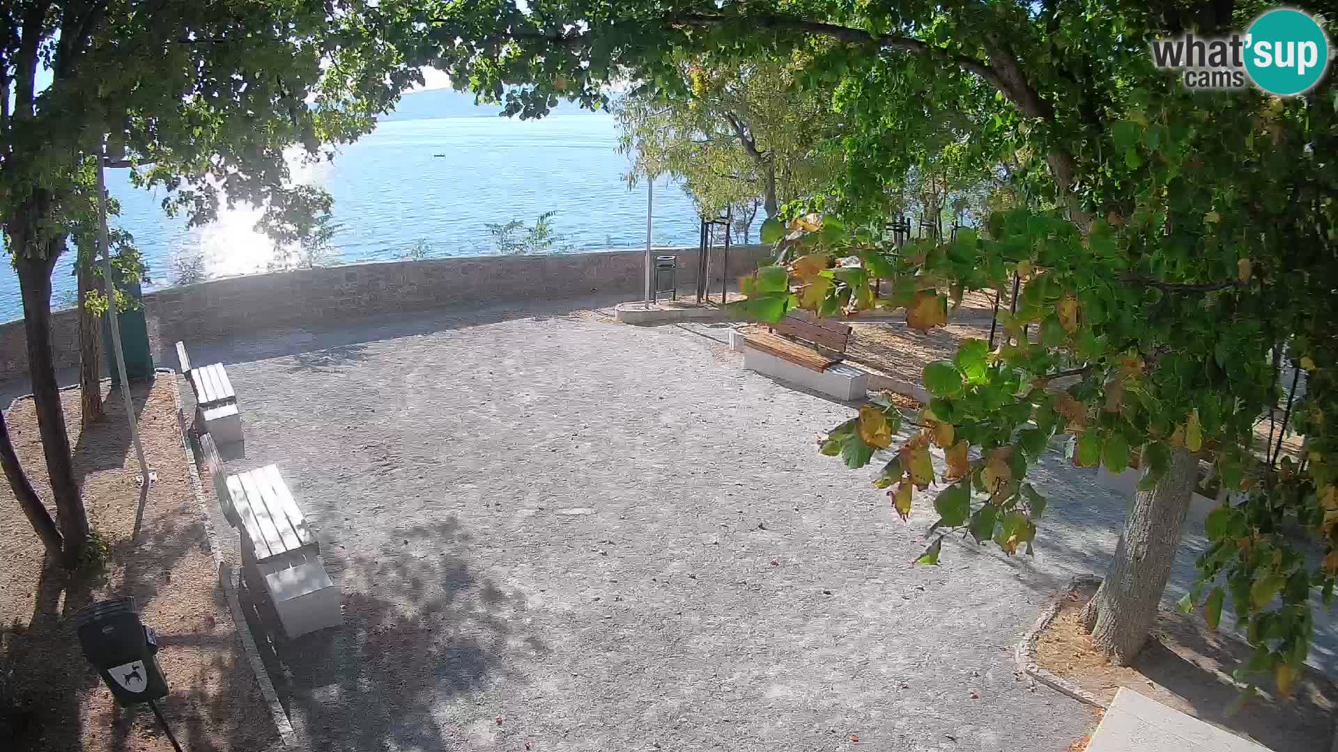 Kamera uživo Senj – Park književnika i Velebitski kanal