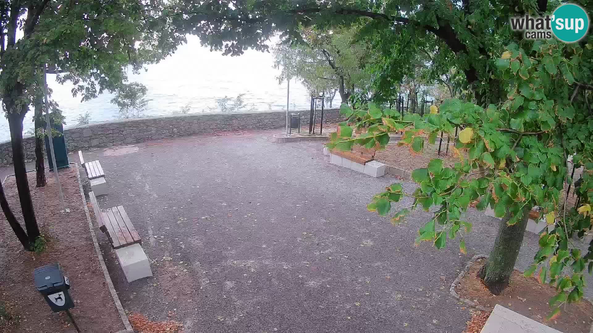 Kamera uživo Senj – Park književnika i Velebitski kanal
