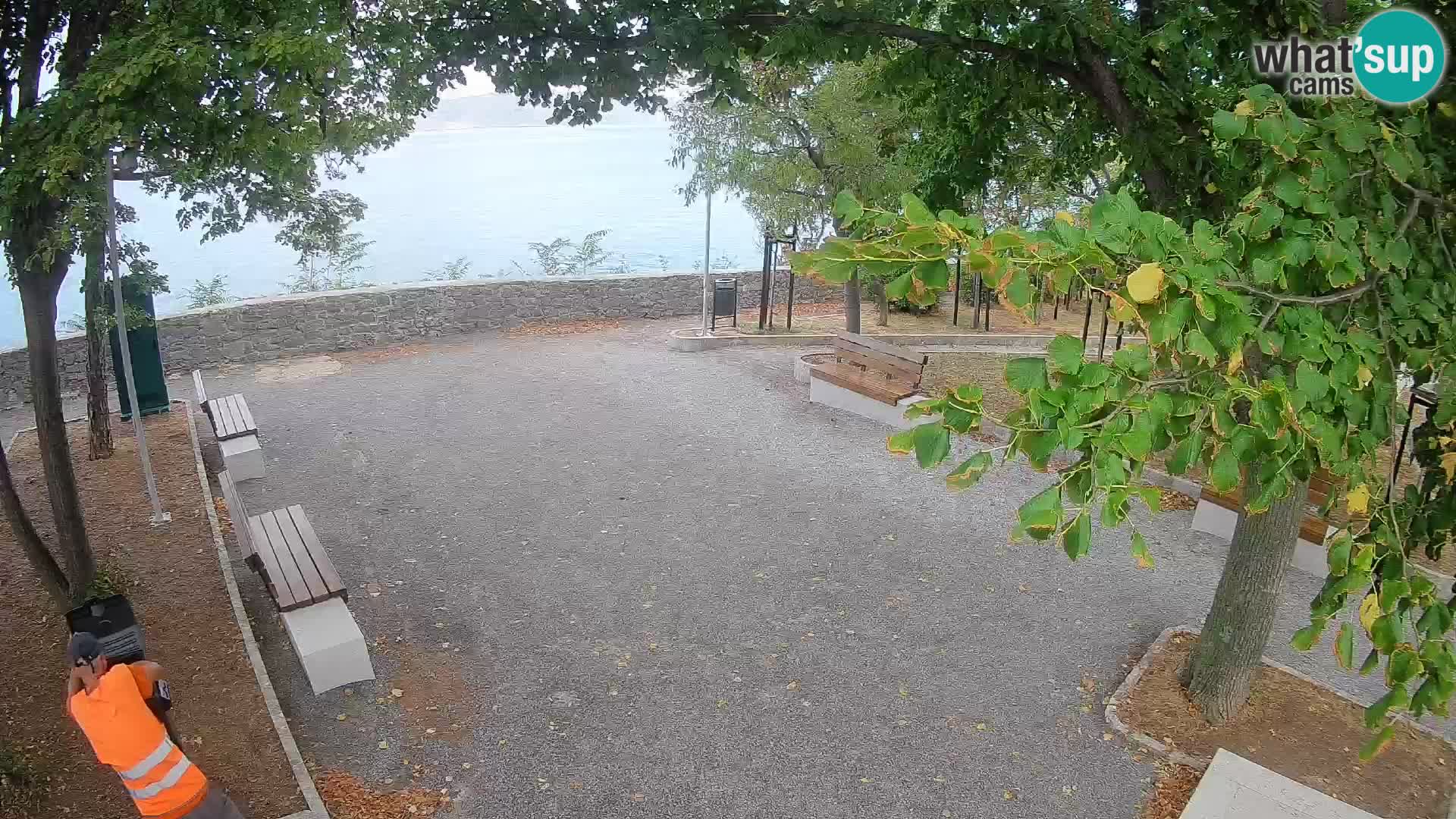 Kamera uživo Senj – Park književnika i Velebitski kanal