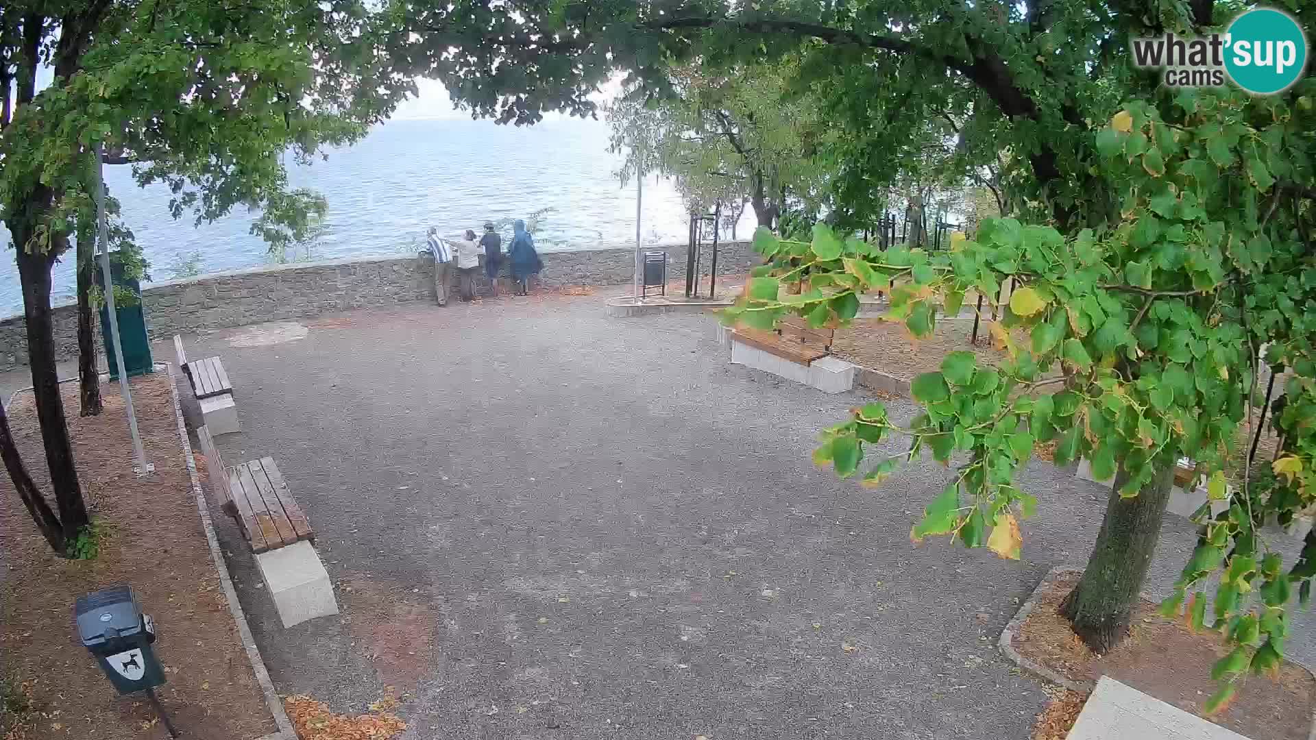 Senj Live Cam – Writers’ Park and the Velebit Channel