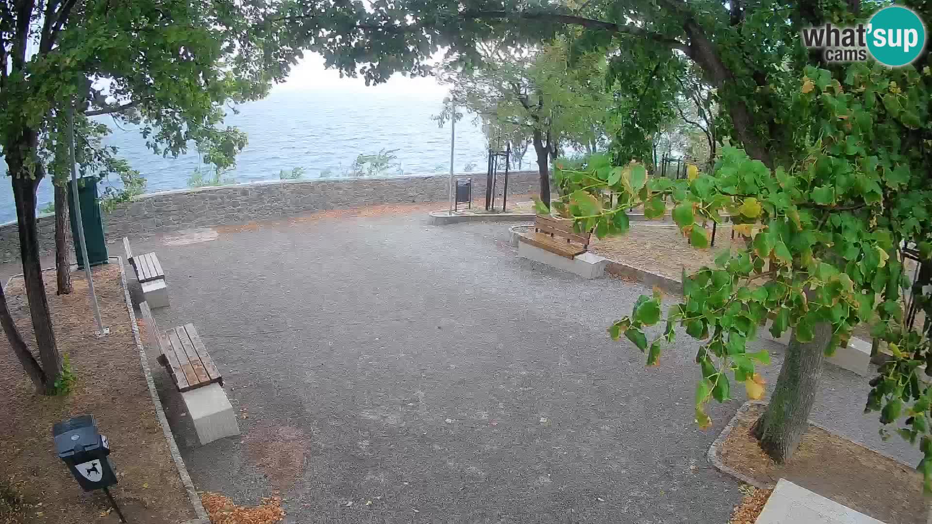Senj Live Cam – Writers’ Park and the Velebit Channel