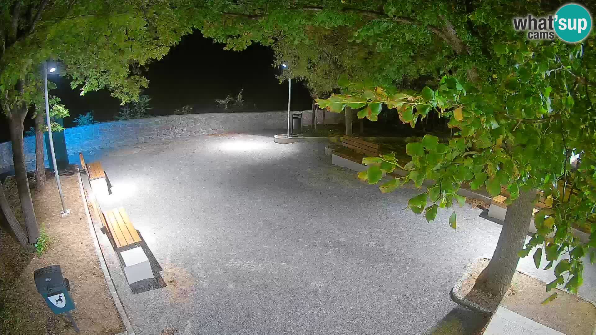 Senj Live Cam – Writers’ Park and the Velebit Channel