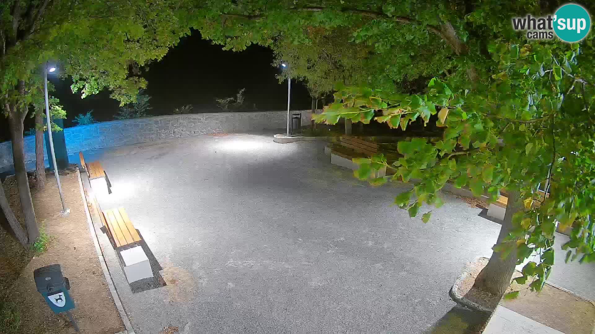 Senj Live Cam – Writers’ Park and the Velebit Channel