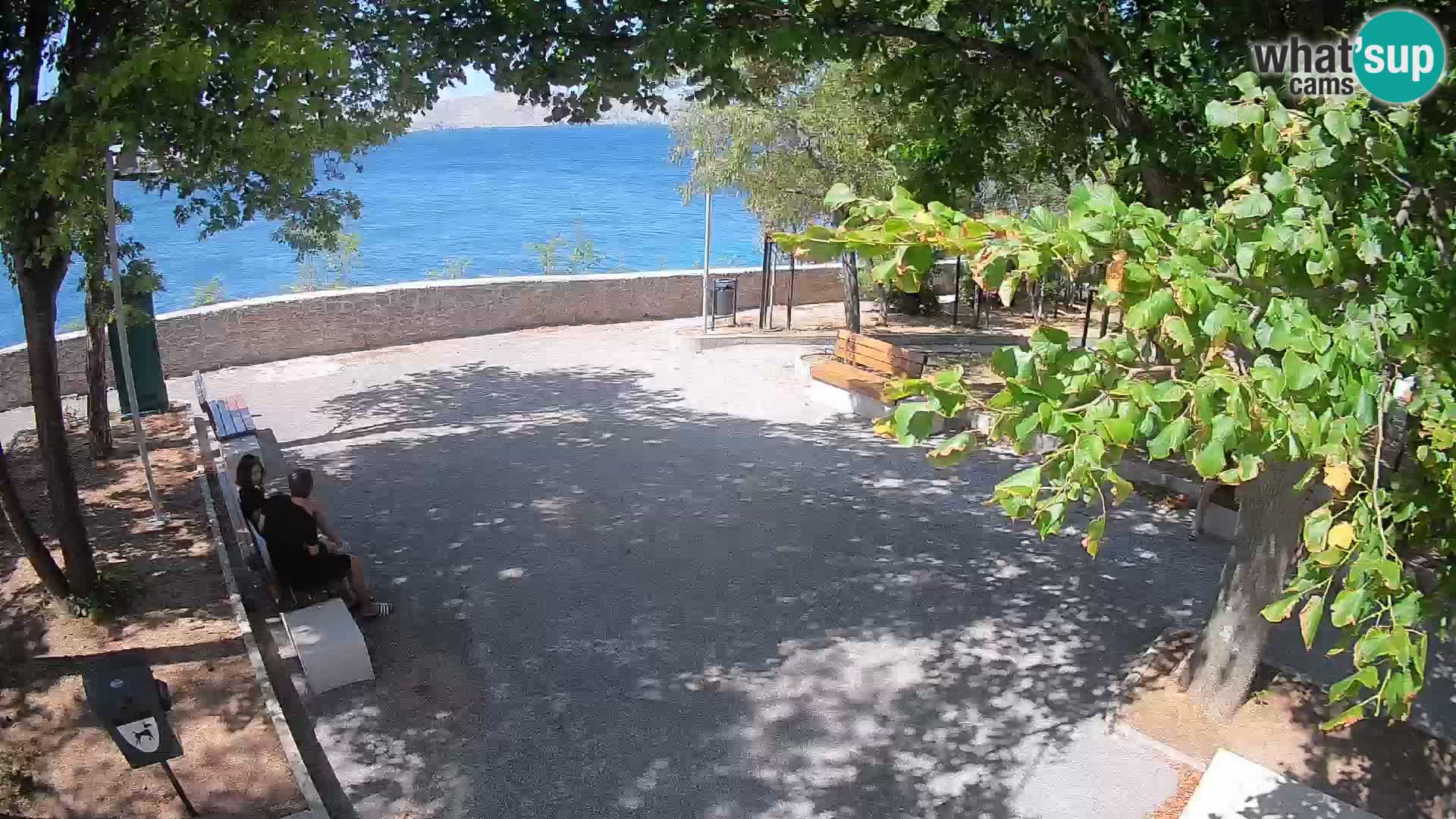Kamera uživo Senj – Park književnika i Velebitski kanal