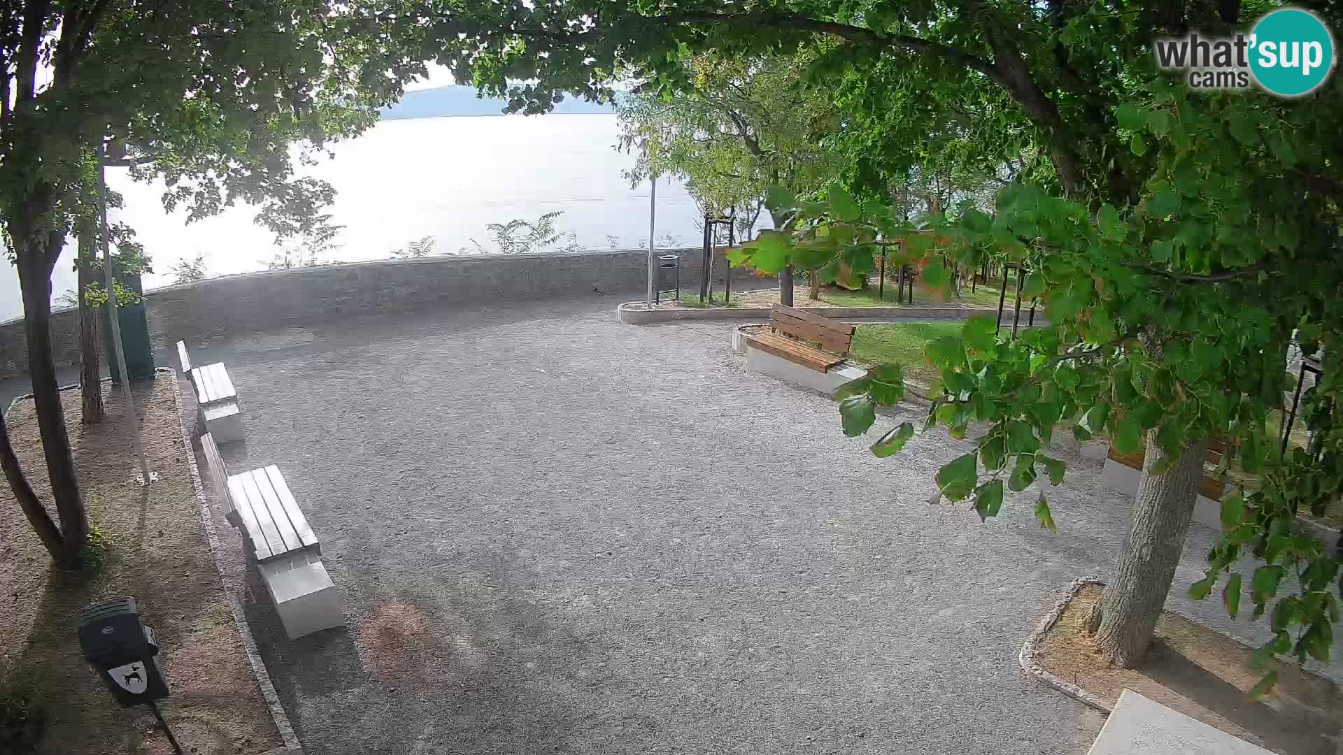 Kamera uživo Senj – Park književnika i Velebitski kanal