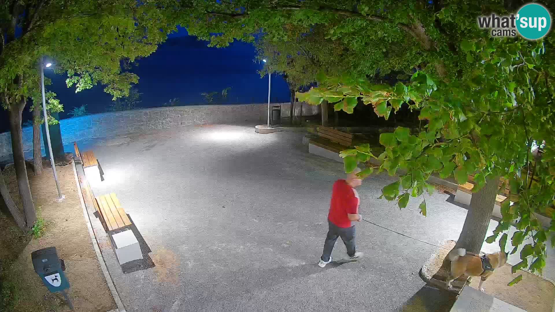 Senj Live Cam – Writers’ Park and the Velebit Channel