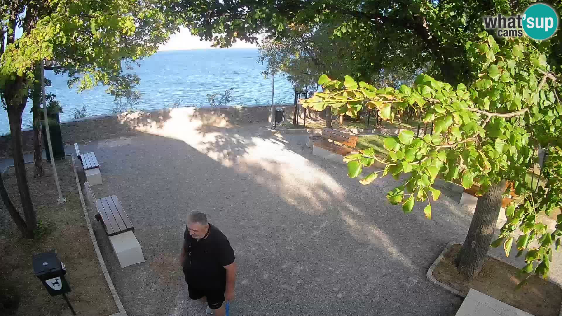 Kamera uživo Senj – Park književnika i Velebitski kanal