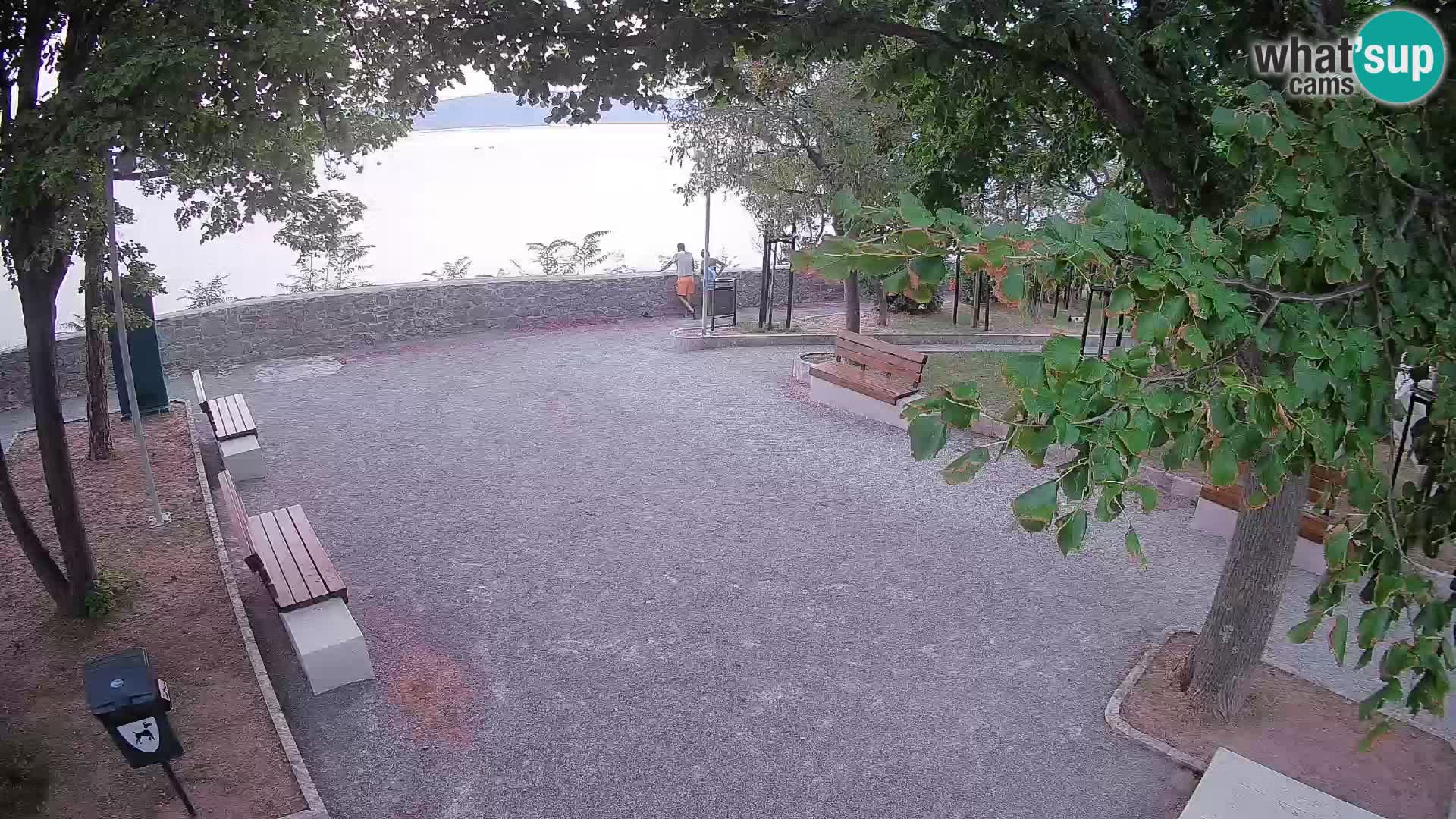 Senj Live Cam – Writers’ Park and the Velebit Channel