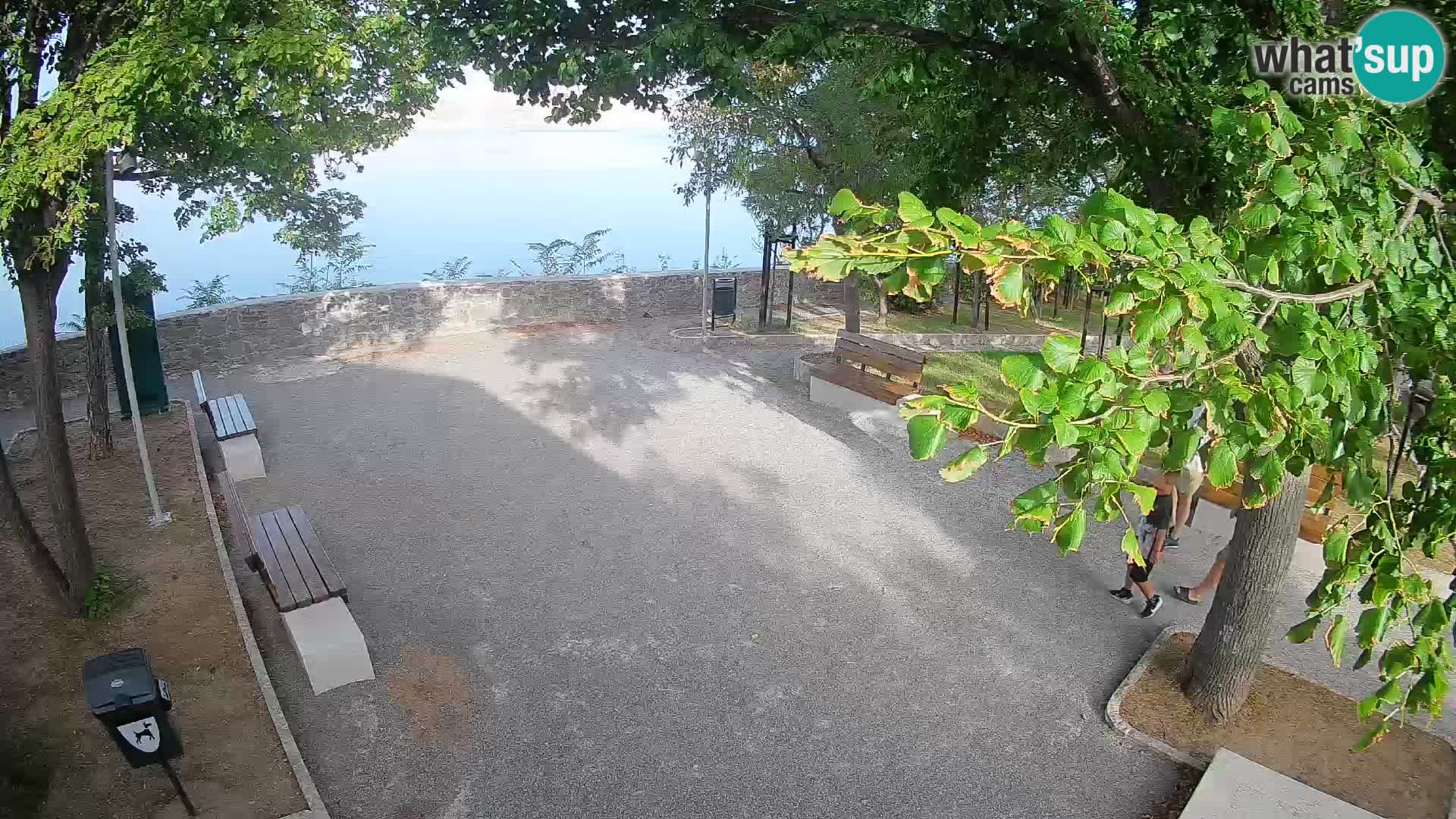 Kamera uživo Senj – Park književnika i Velebitski kanal