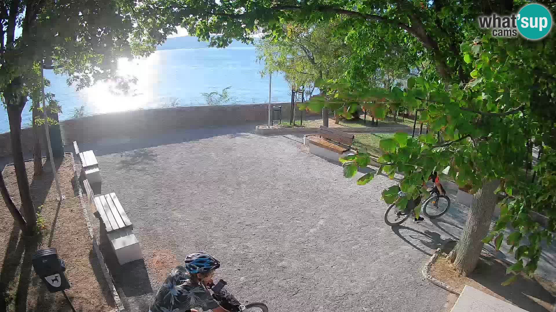 Senj Live Cam – Writers’ Park and the Velebit Channel