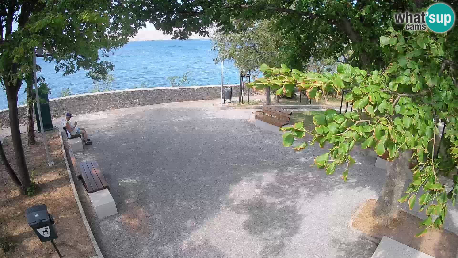 Kamera uživo Senj – Park književnika i Velebitski kanal
