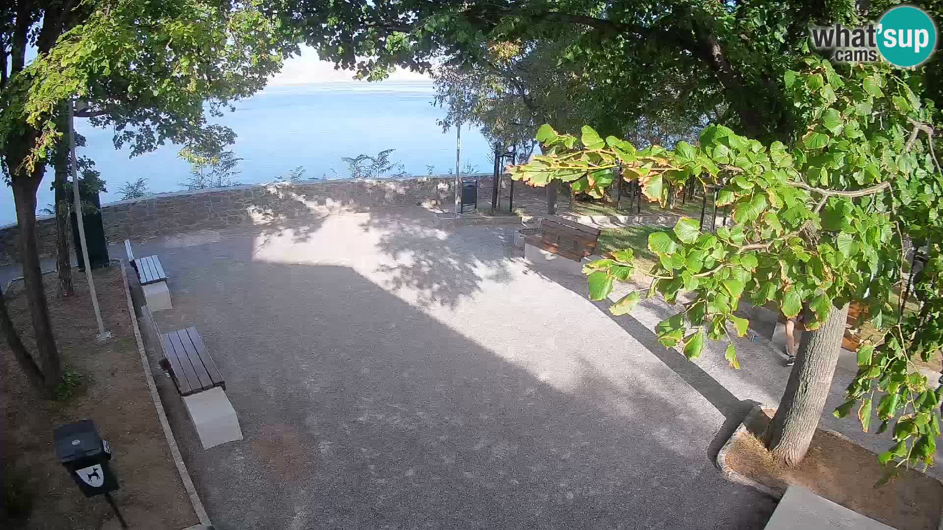 Kamera uživo Senj – Park književnika i Velebitski kanal