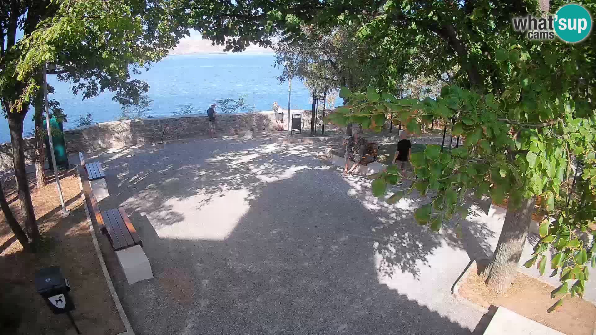 Kamera uživo Senj – Park književnika i Velebitski kanal