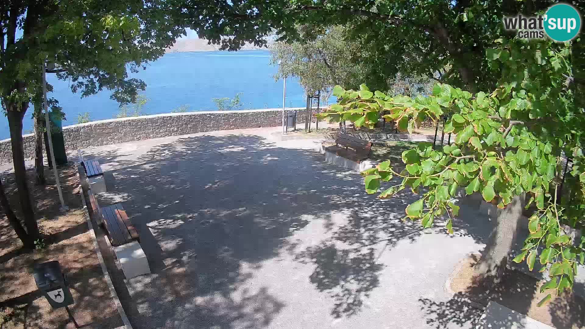 Kamera uživo Senj – Park književnika i Velebitski kanal