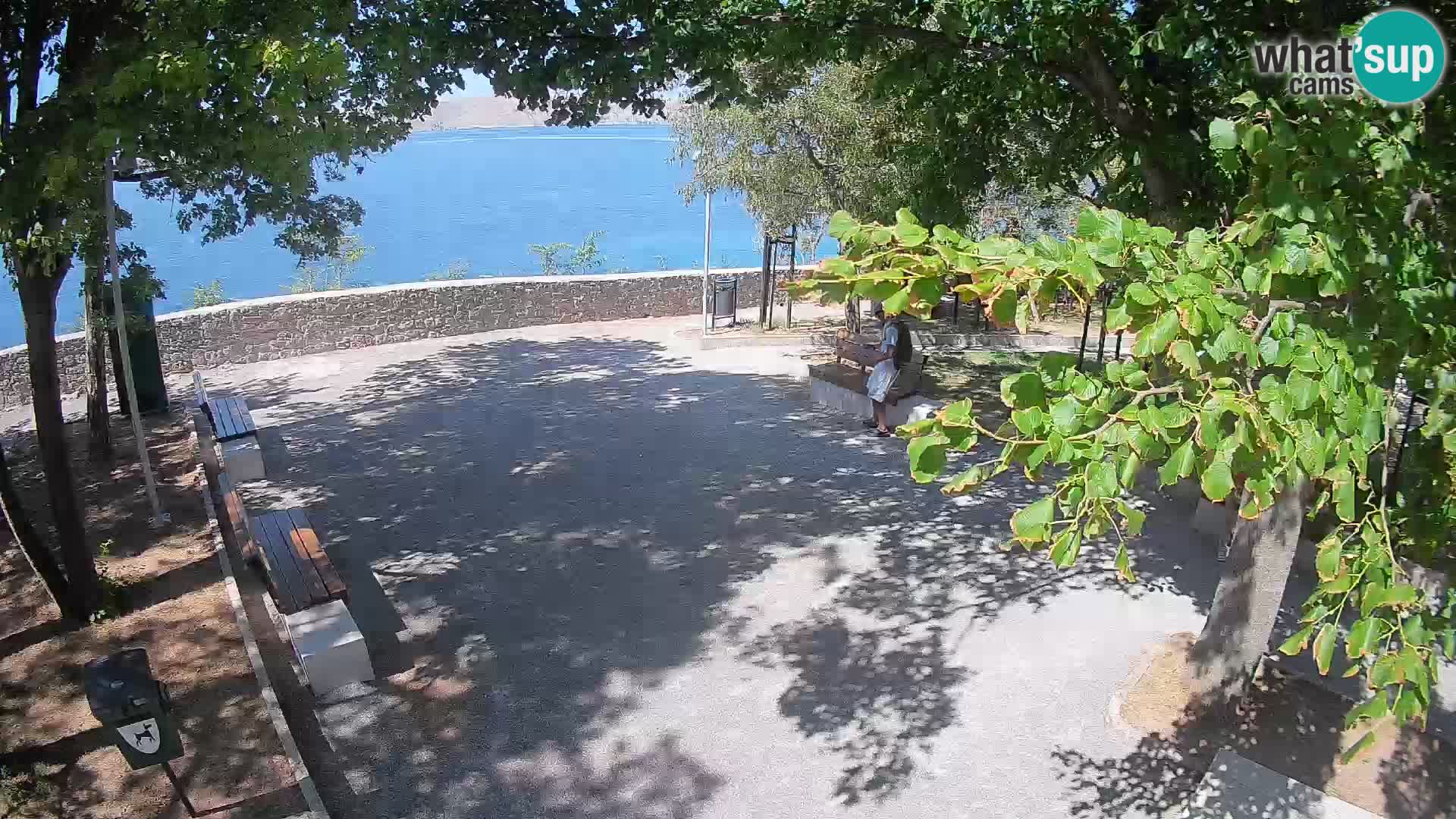 Kamera uživo Senj – Park književnika i Velebitski kanal