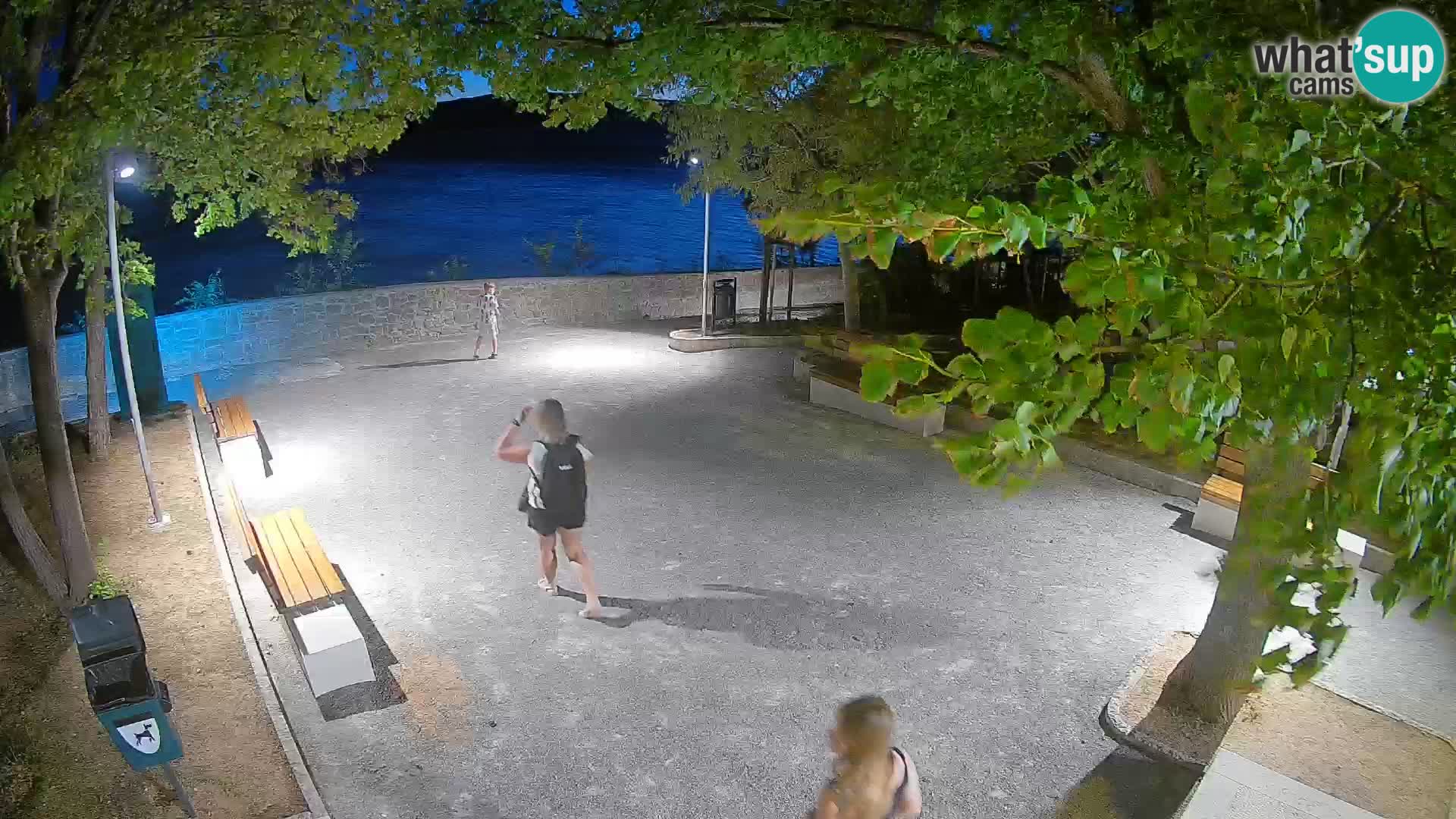 Senj Live Webcam – Schriftstellerpark und Velebit-Kanal