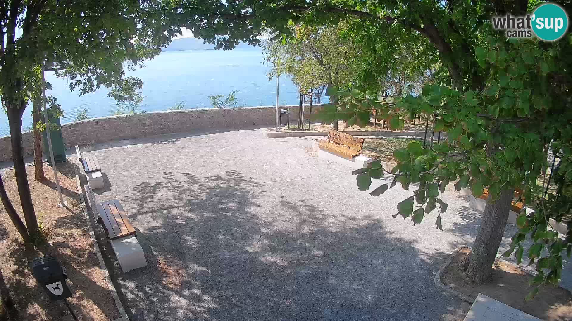 Senj Live Cam – Writers’ Park and the Velebit Channel