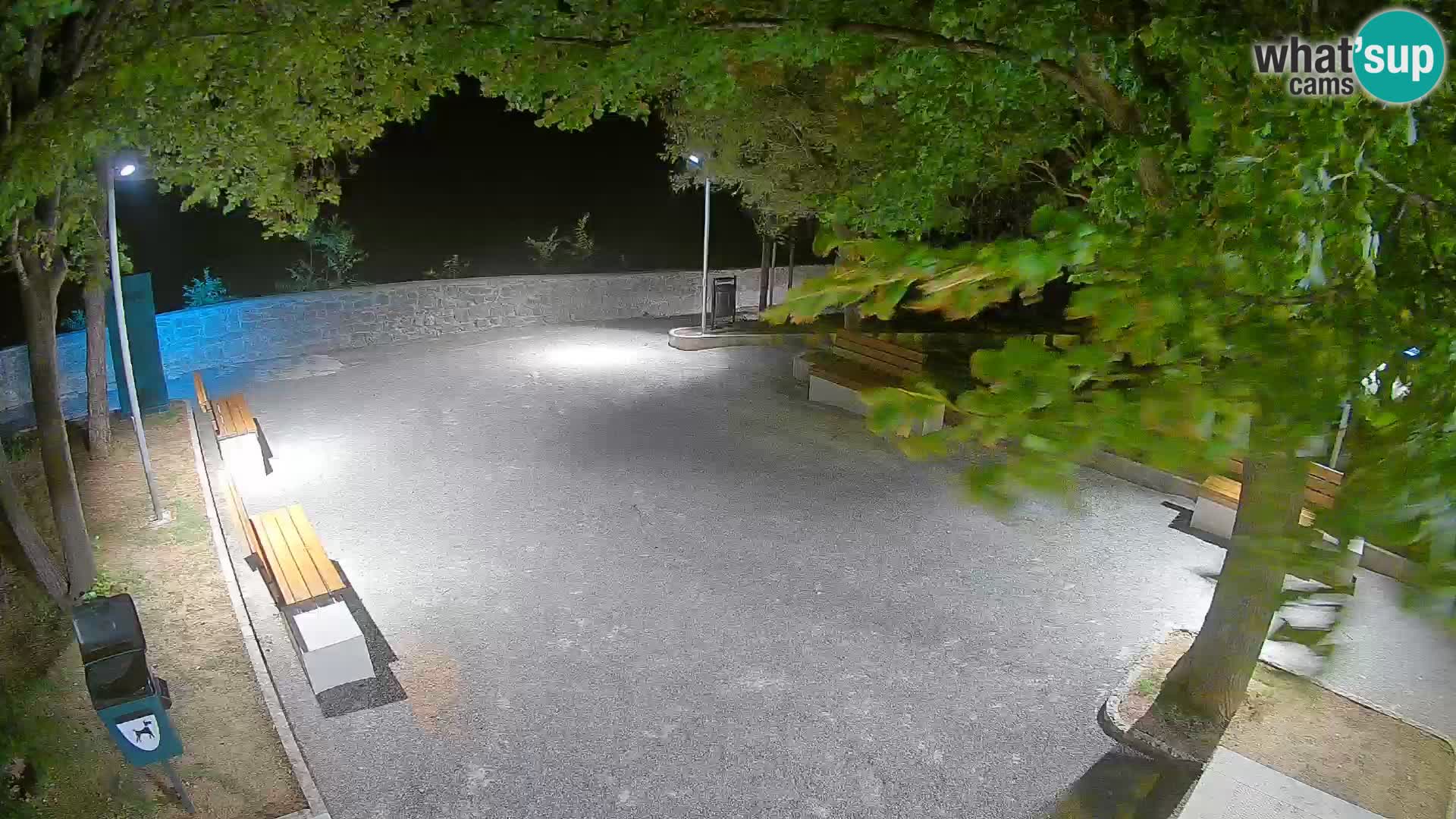 Senj Live Cam – Writers’ Park and the Velebit Channel