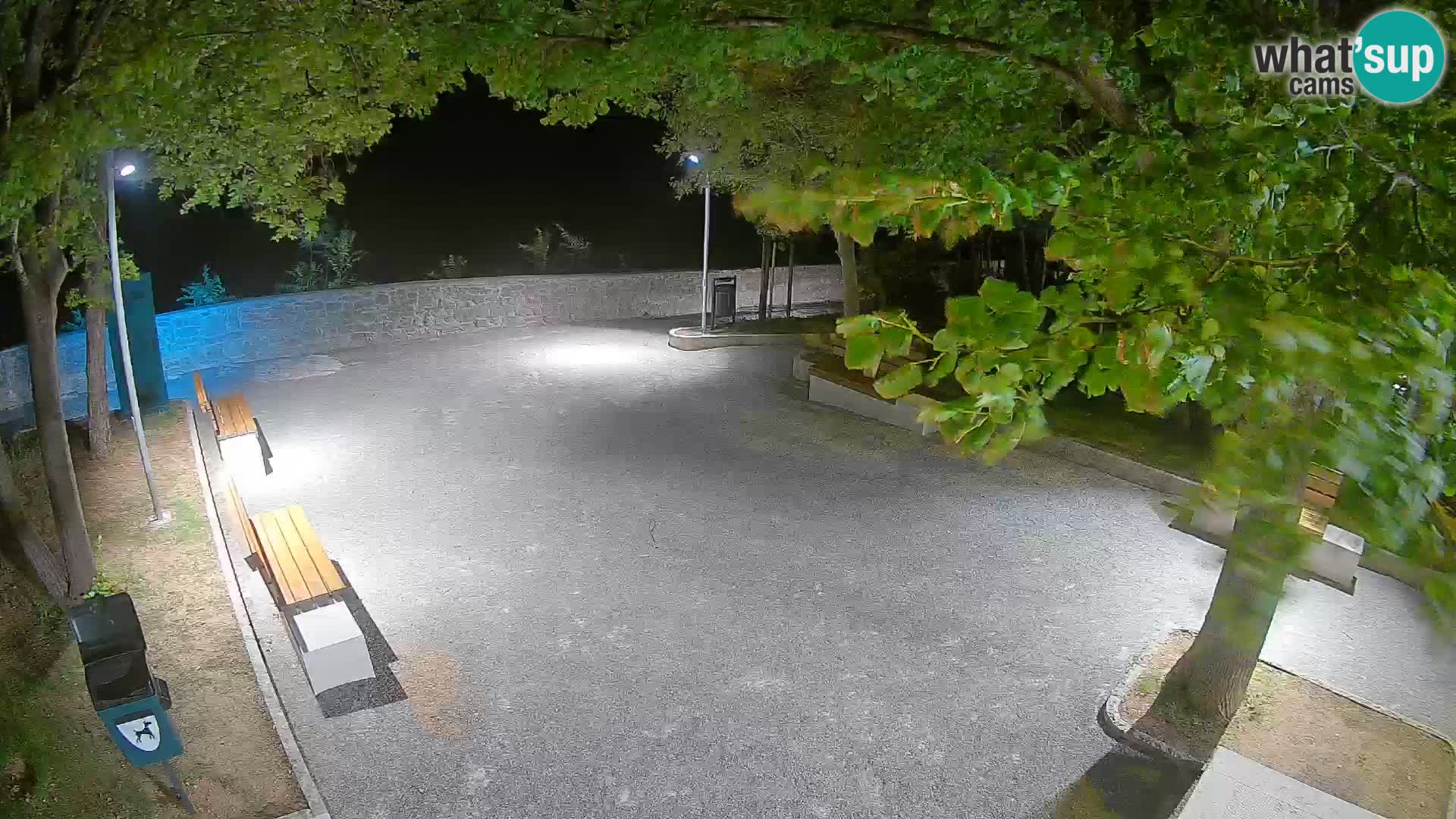 Senj Live Webcam – Schriftstellerpark und Velebit-Kanal