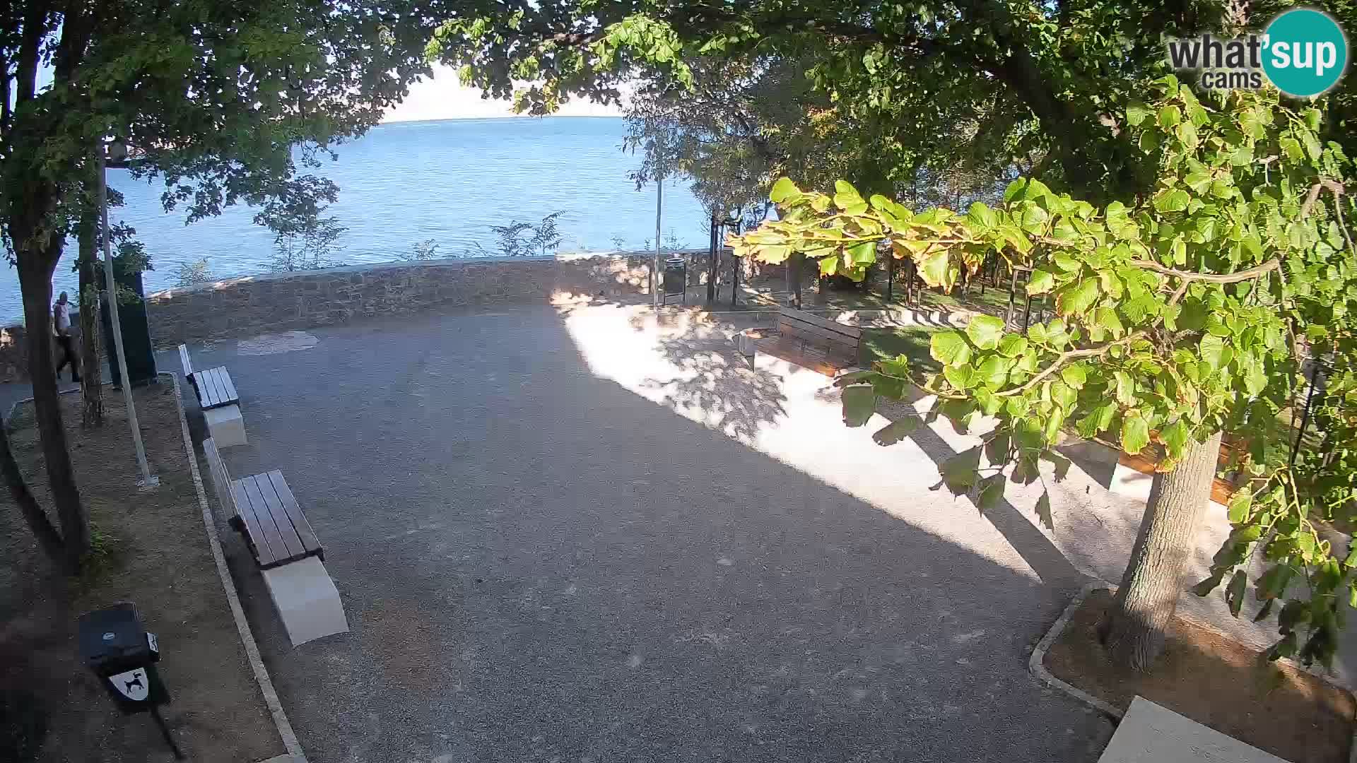 Senj Live Cam – Writers’ Park and the Velebit Channel