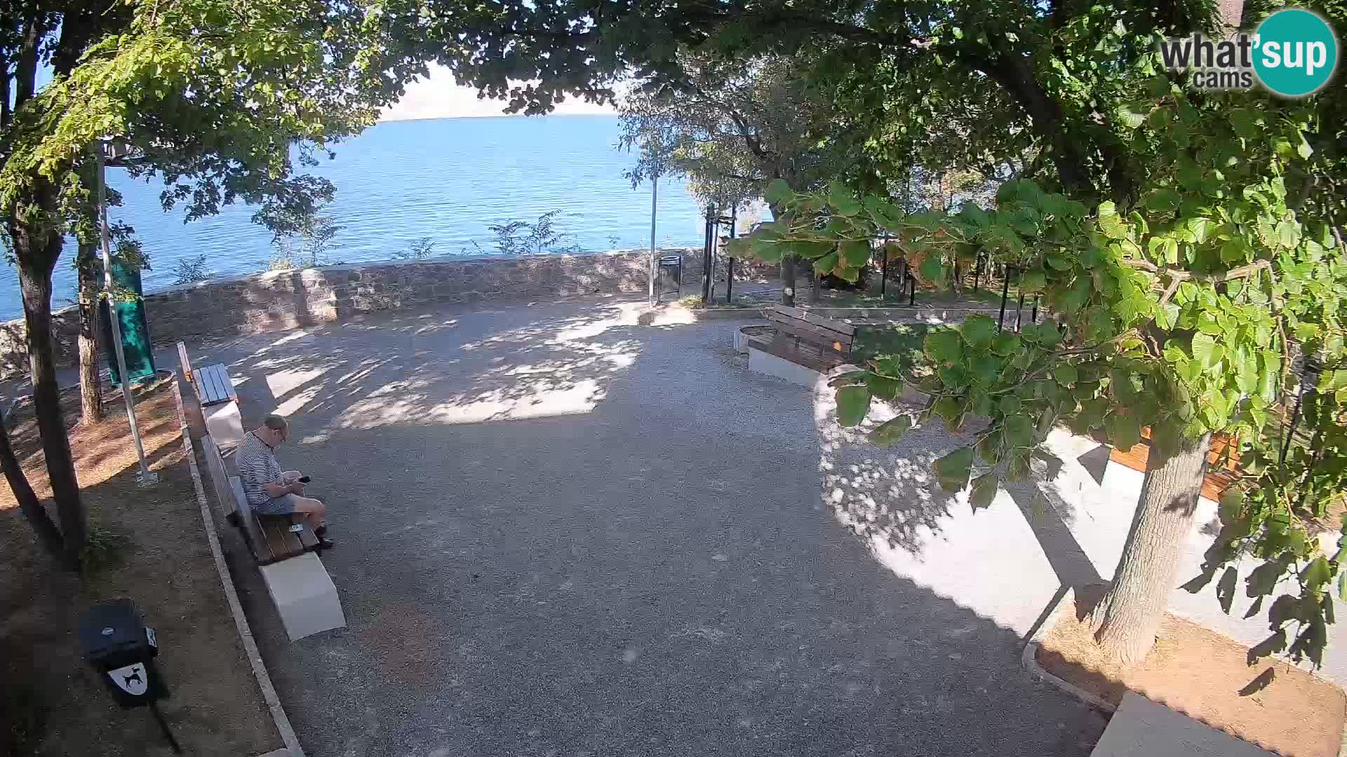 Kamera uživo Senj – Park književnika i Velebitski kanal