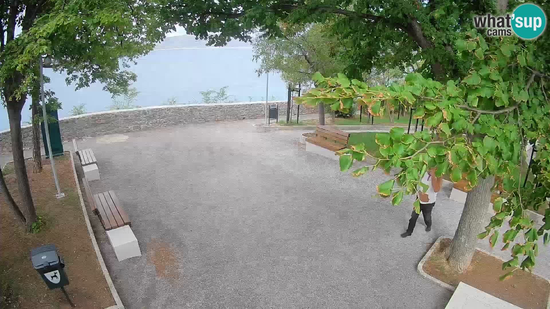 Senj Live Cam – Writers’ Park and the Velebit Channel
