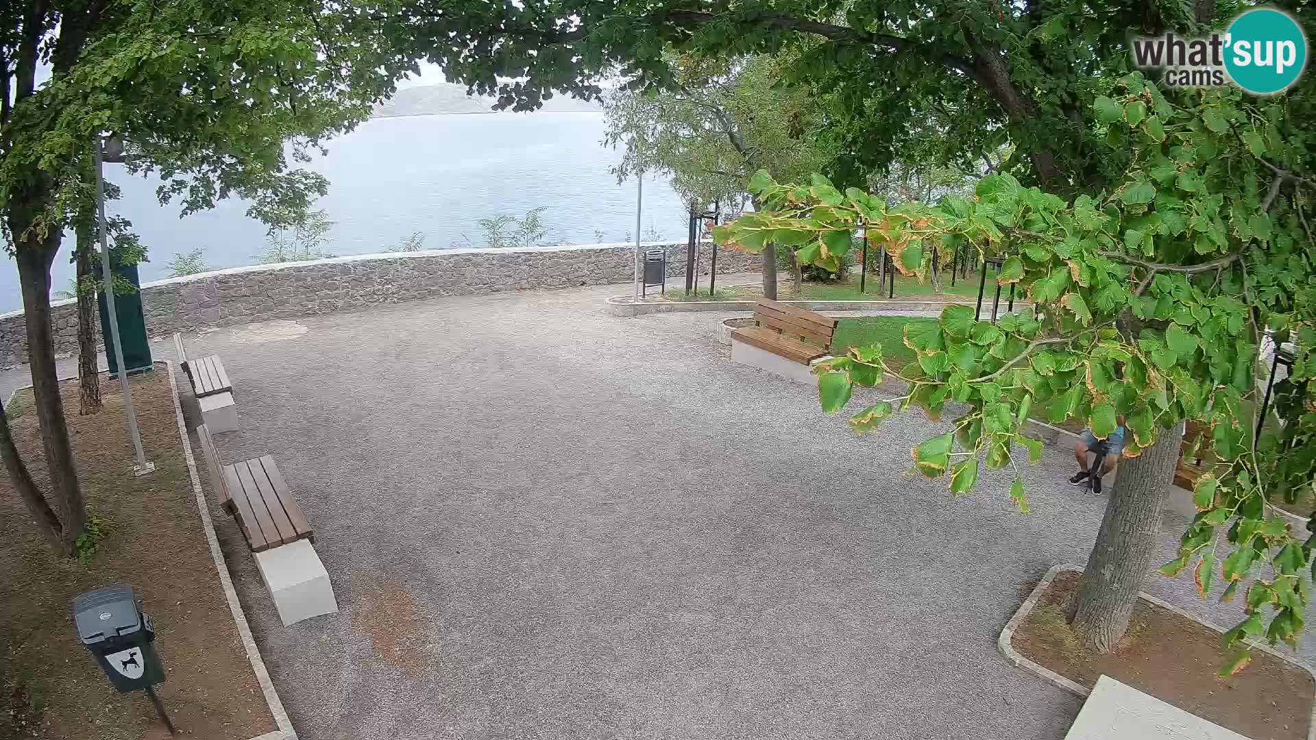 Kamera uživo Senj – Park književnika i Velebitski kanal