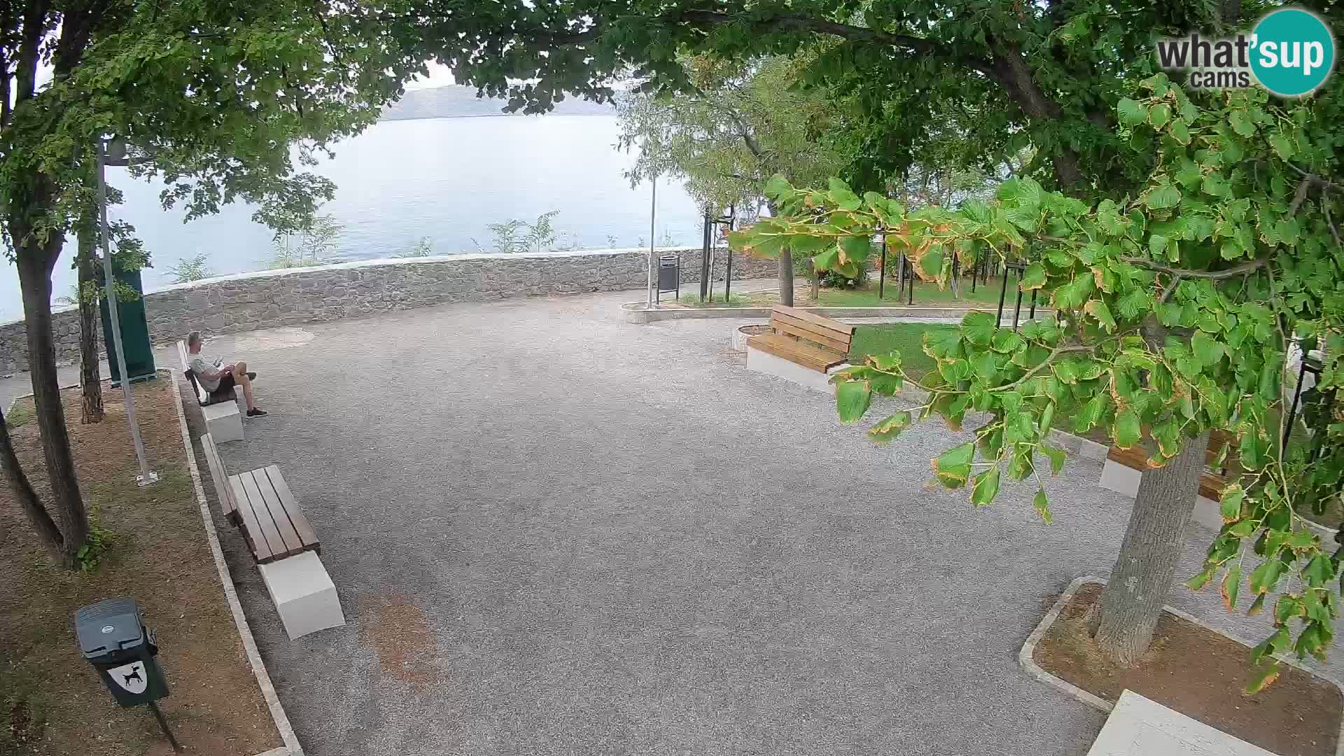 Kamera uživo Senj – Park književnika i Velebitski kanal