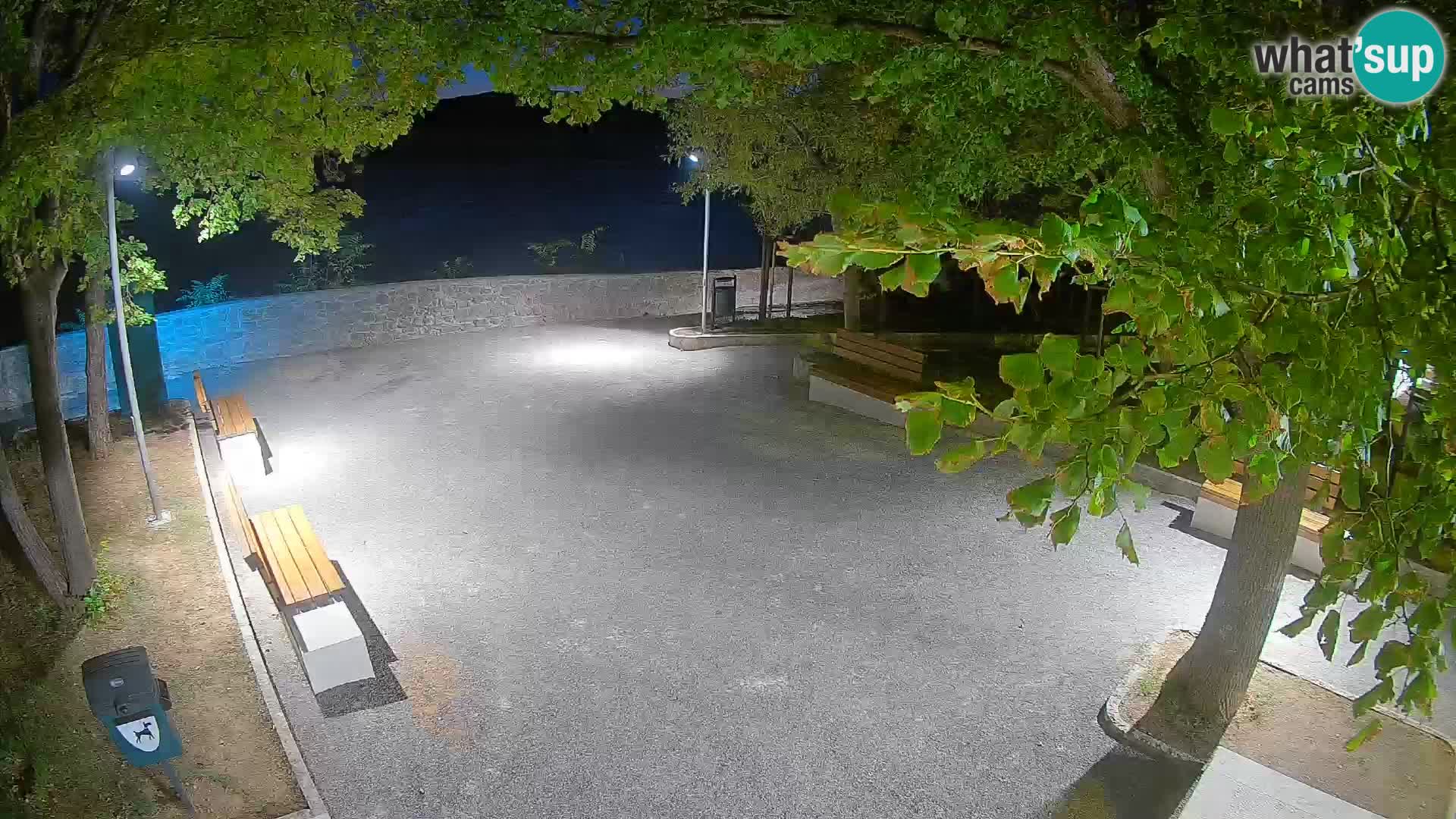 Senj Live Cam – Writers’ Park and the Velebit Channel