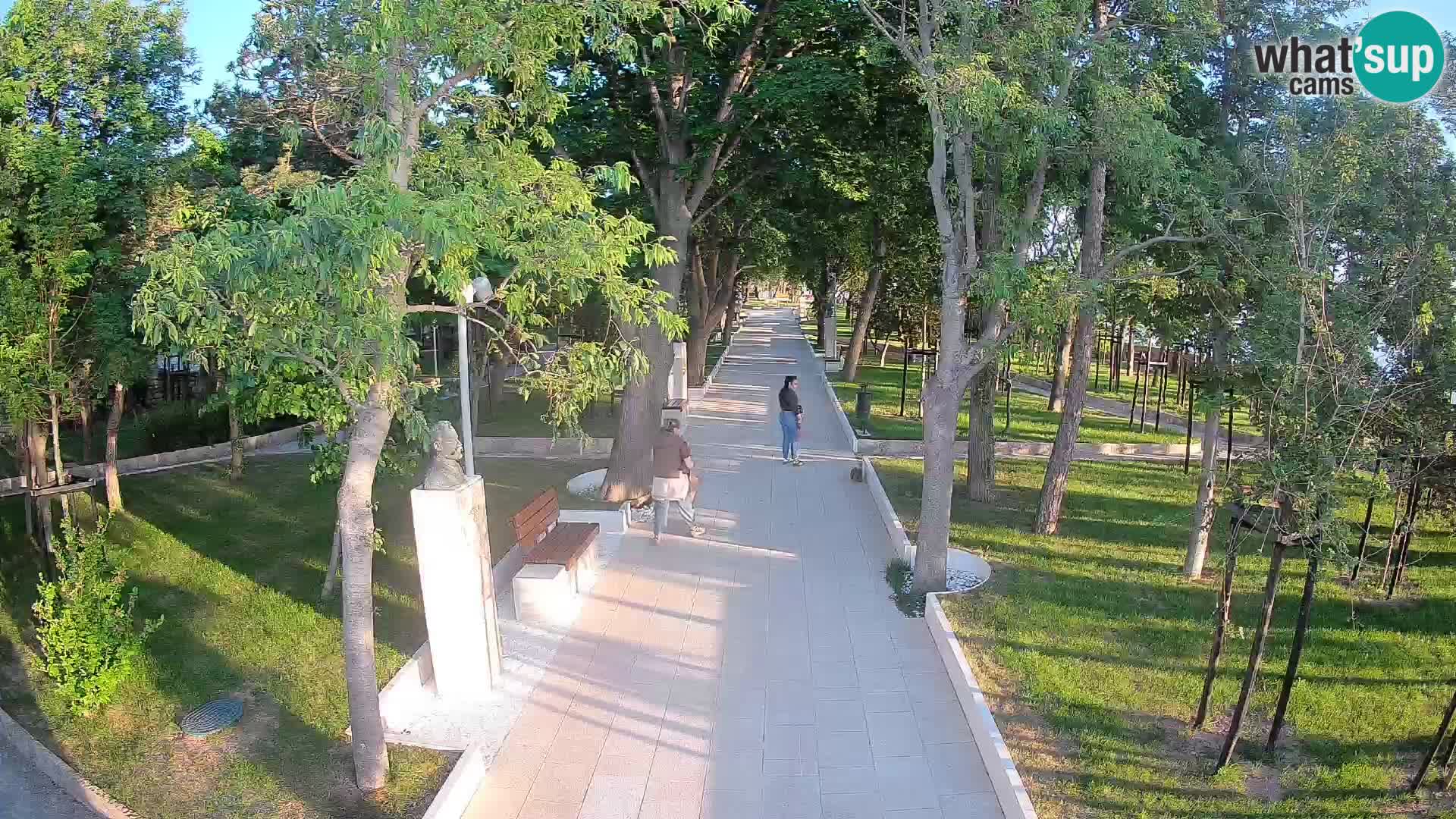 Writers’ Park Webcam Senj – Live by the Sea