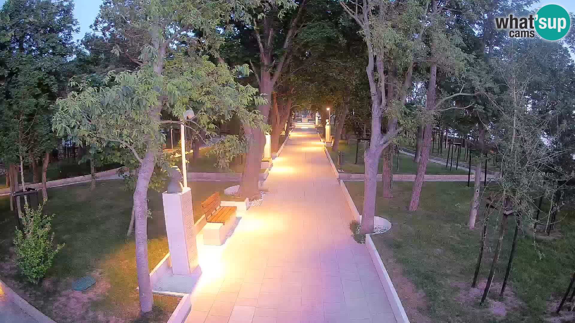 Writers’ Park Webcam Senj – Live by the Sea