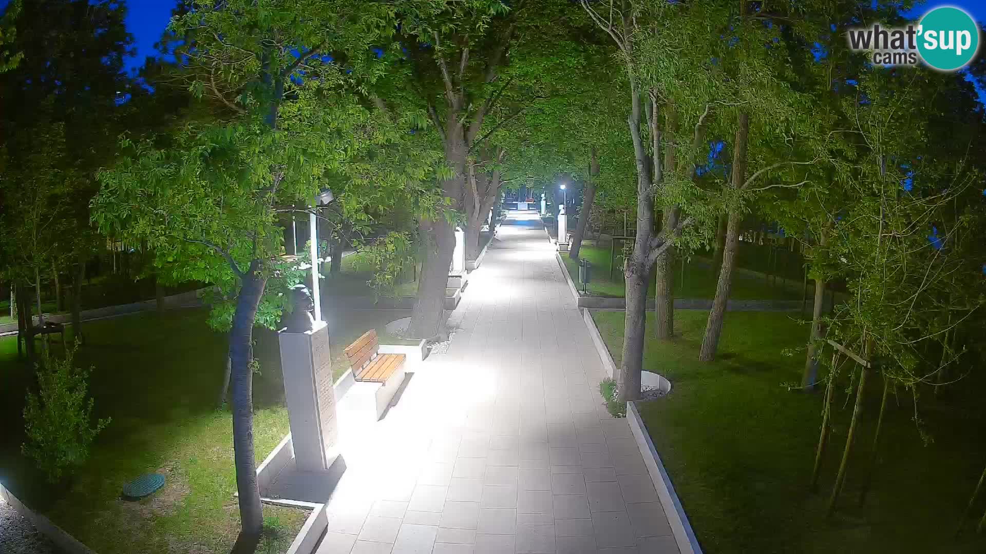 Writers’ Park Webcam Senj – Live by the Sea