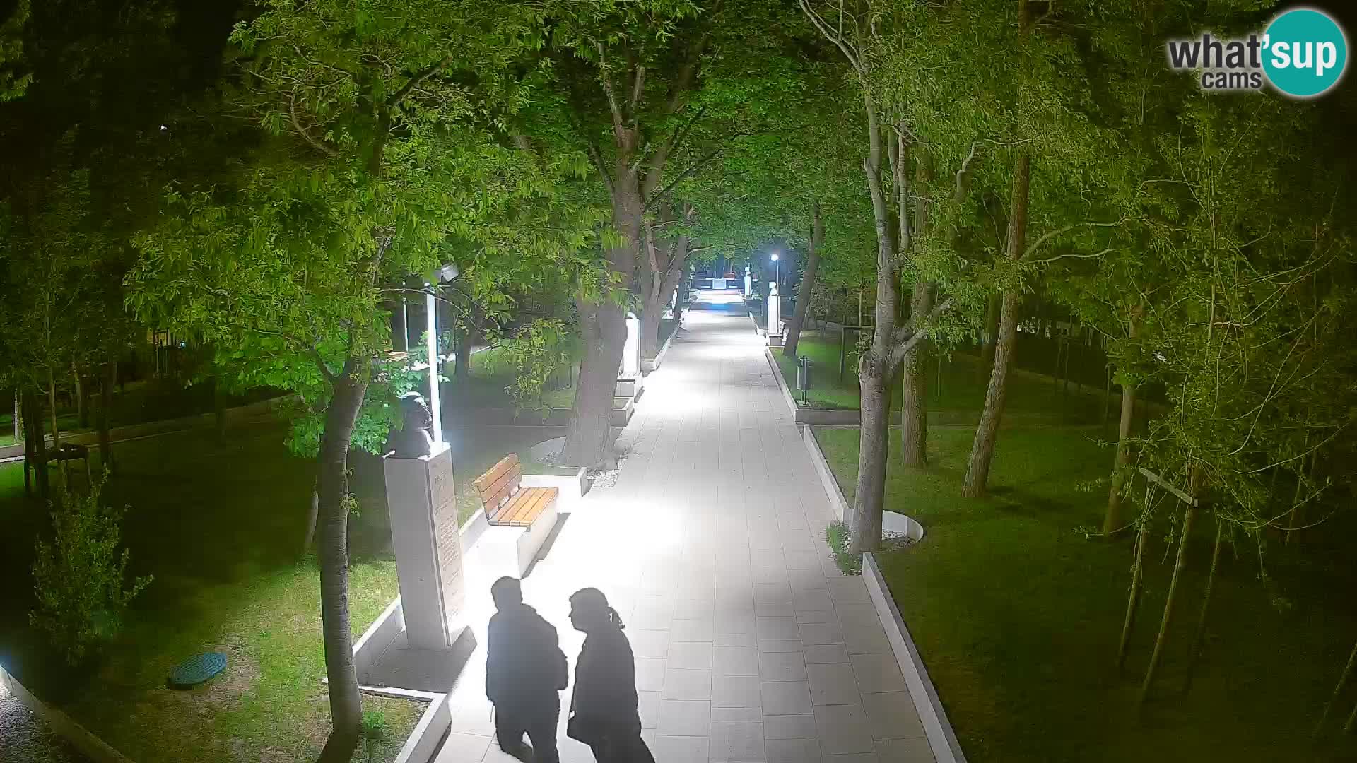 Writers’ Park Webcam Senj – Live by the Sea