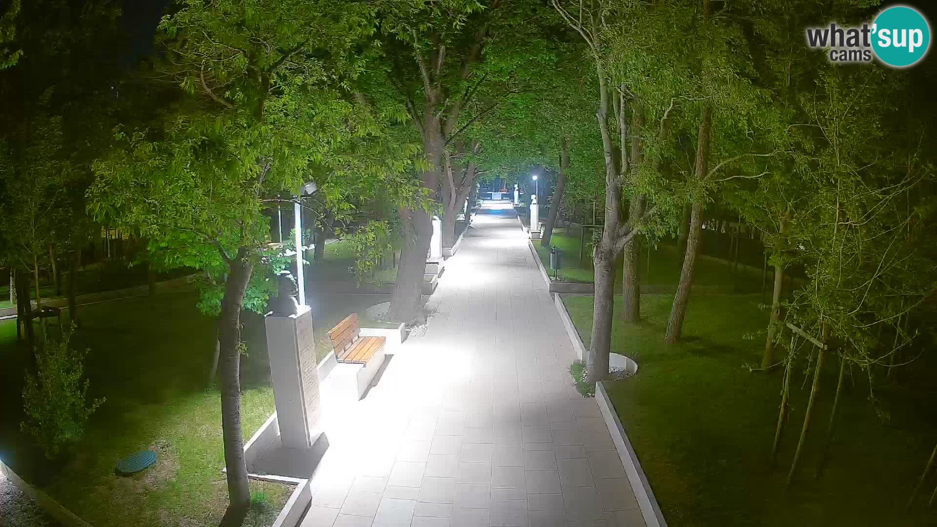 Writers’ Park Webcam Senj – Live by the Sea