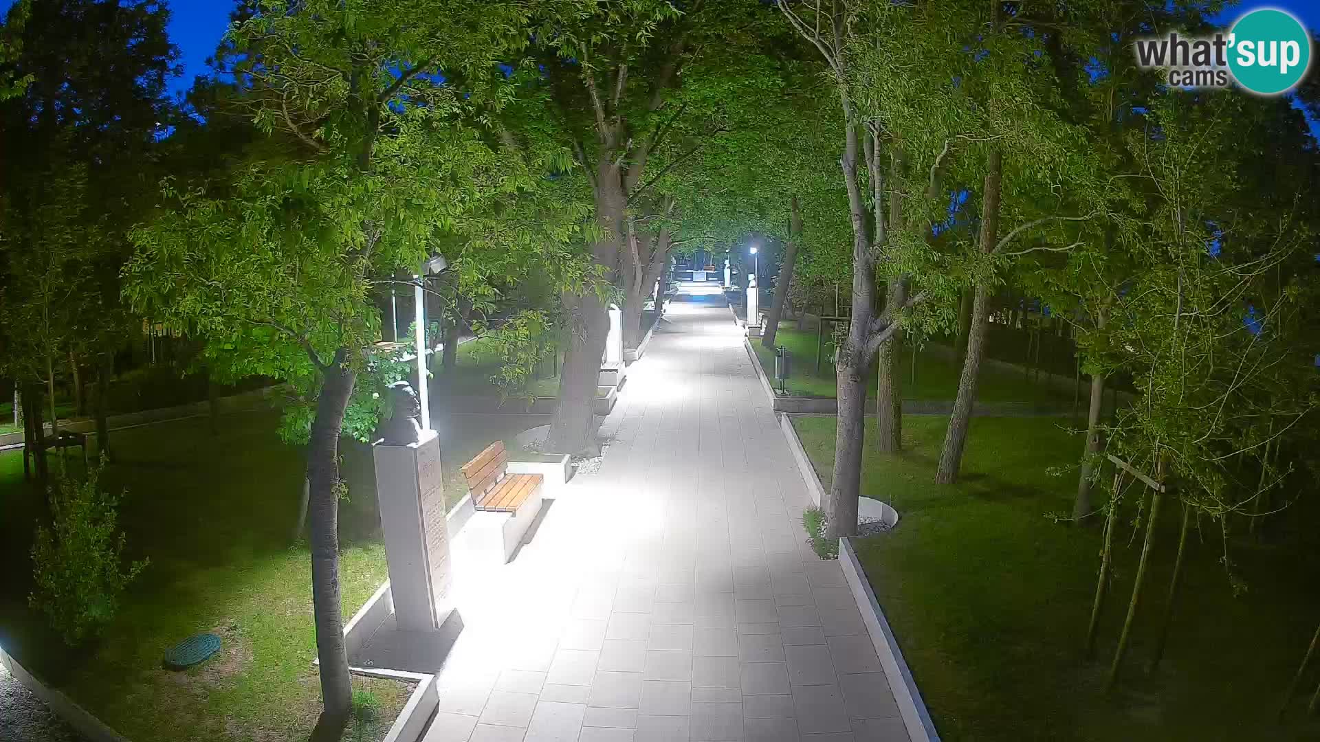 Writers’ Park Webcam Senj – Live by the Sea