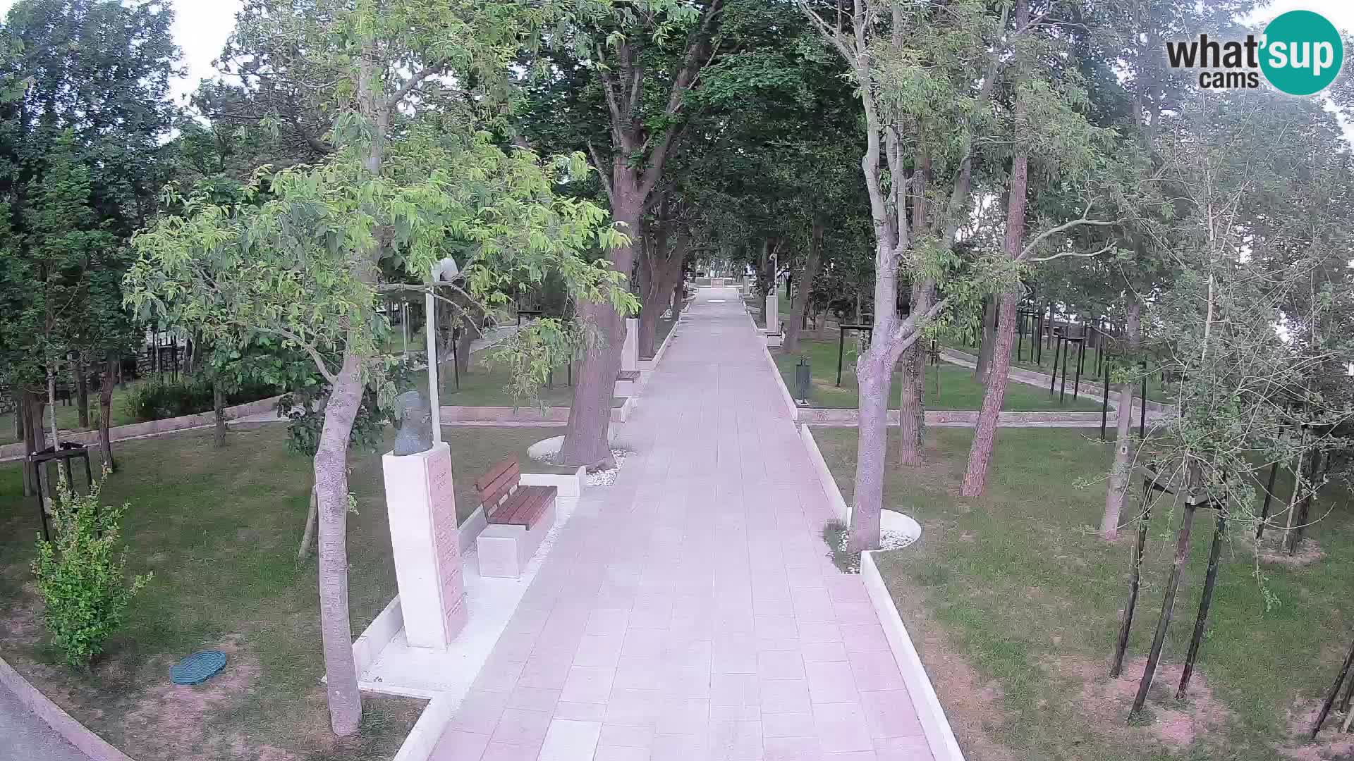 Writers’ Park Webcam Senj – Live by the Sea