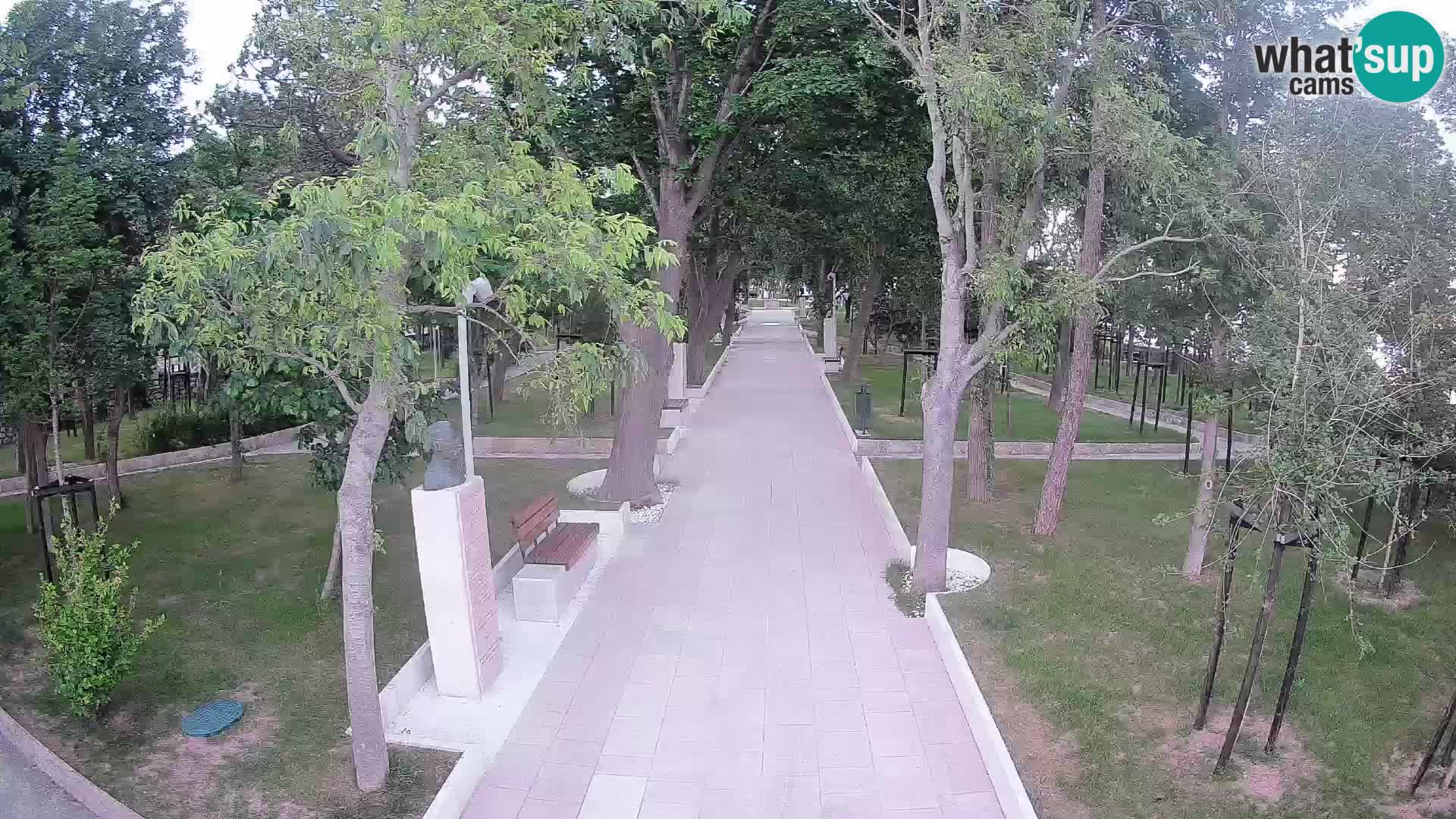 Writers’ Park Webcam Senj – Live by the Sea